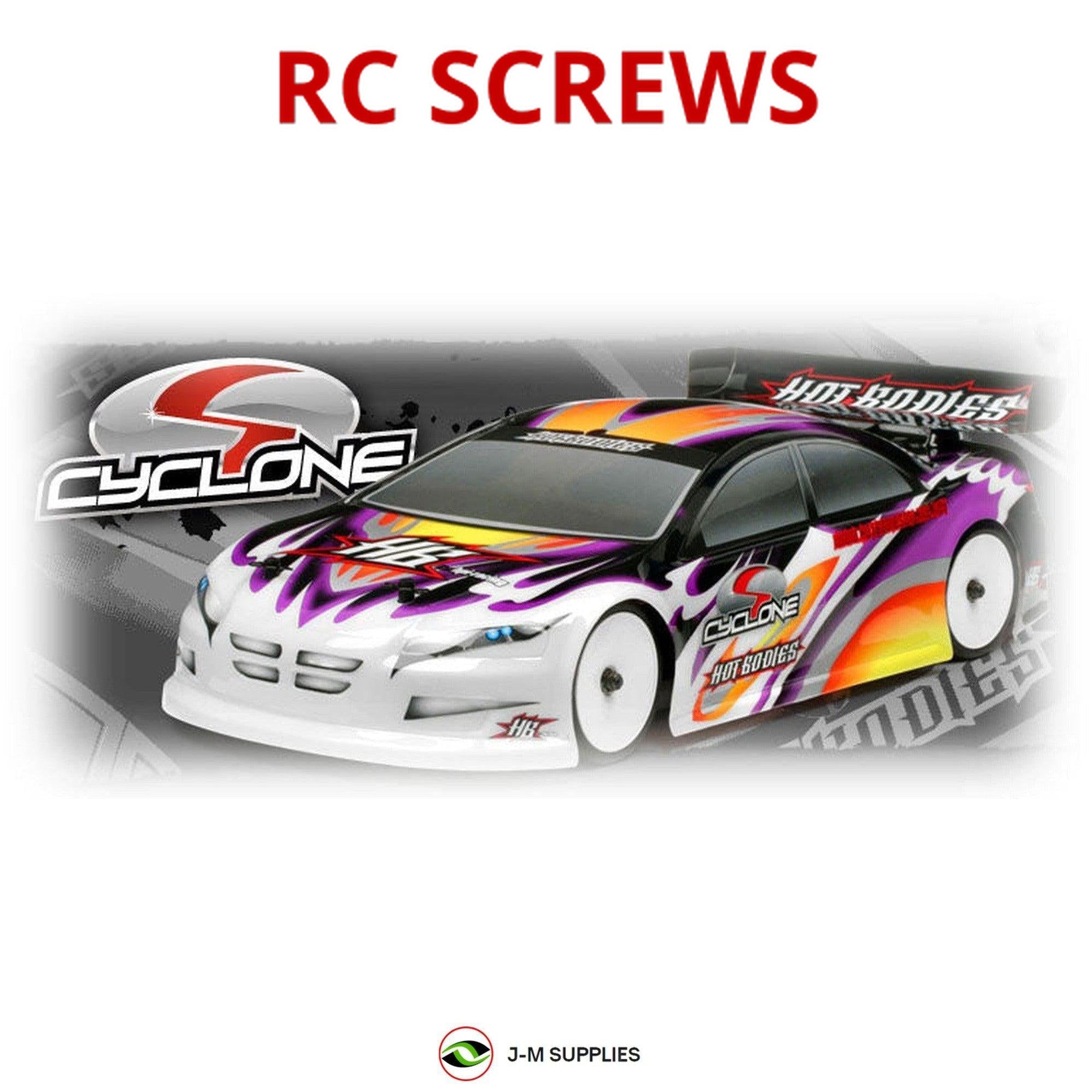 RCScrewZ Stainless Screw Kit hot017 for Hot Bodies Cyclone S/RTR | SET - Picture 1 of 12