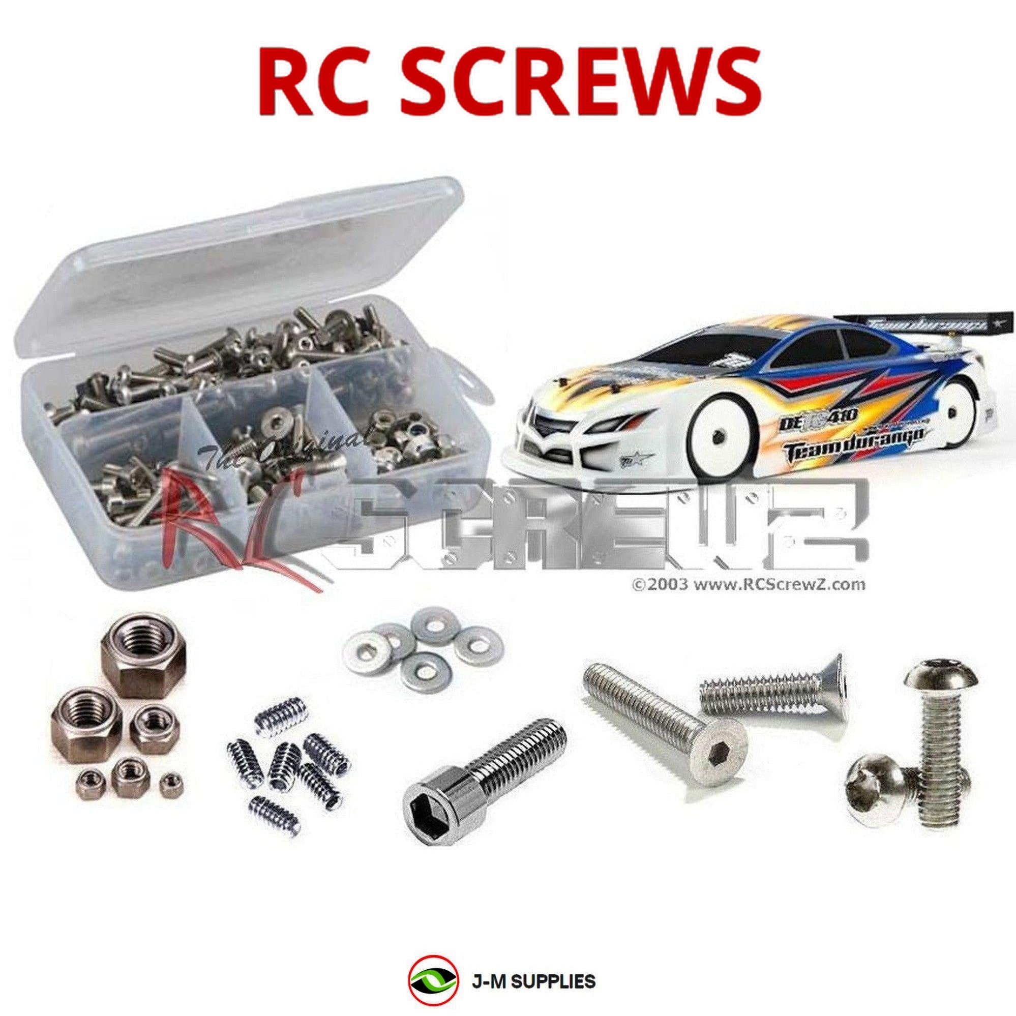 RCScrewZ Stainless Steel Screw Kit durg010 for Team Durango DETC-410 Touring - Picture 1 of 12