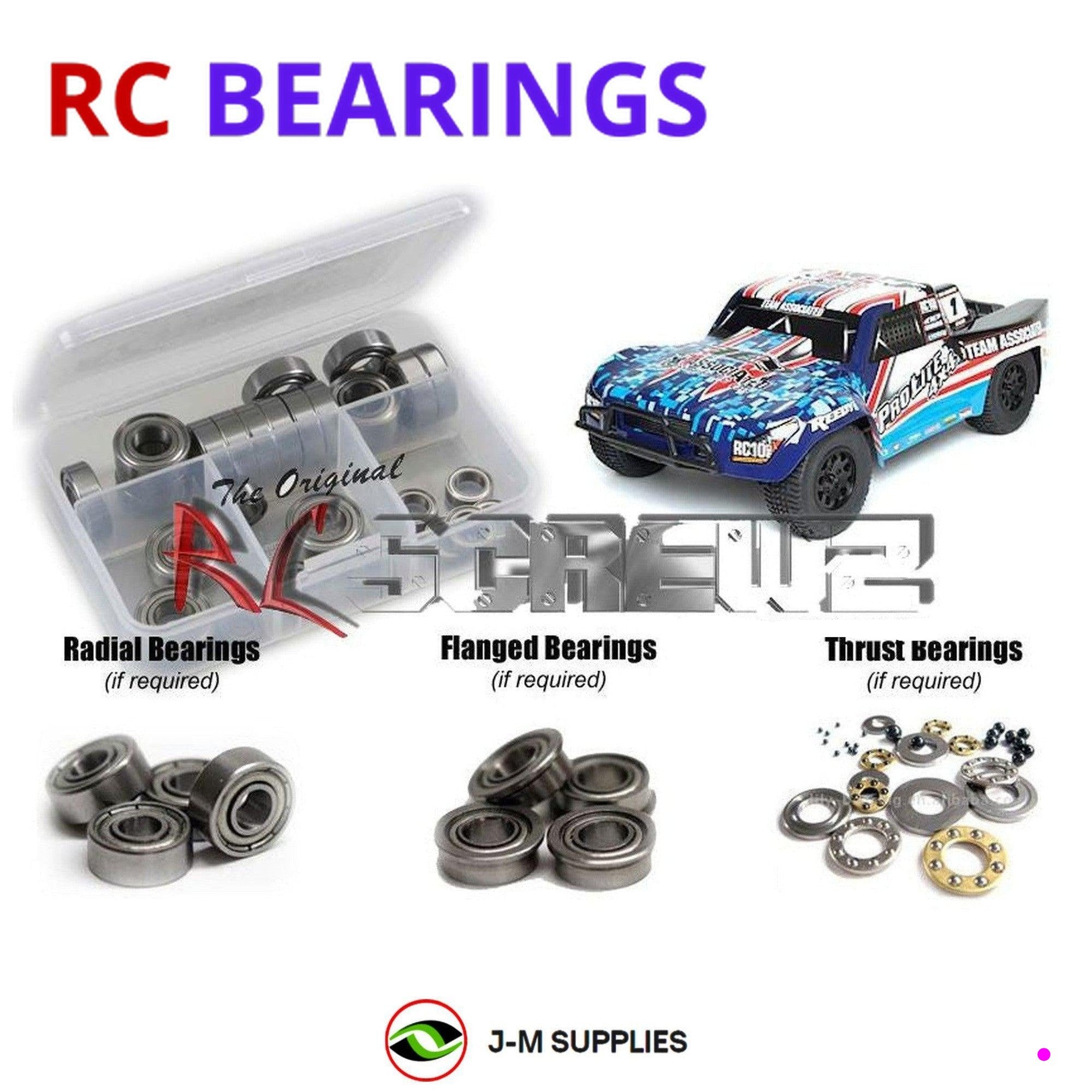 RCScrewZ Metal Shielded Bearings ass053b for Associated ProLite 4x4 1/10 SCT RTR - Picture 1 of 12