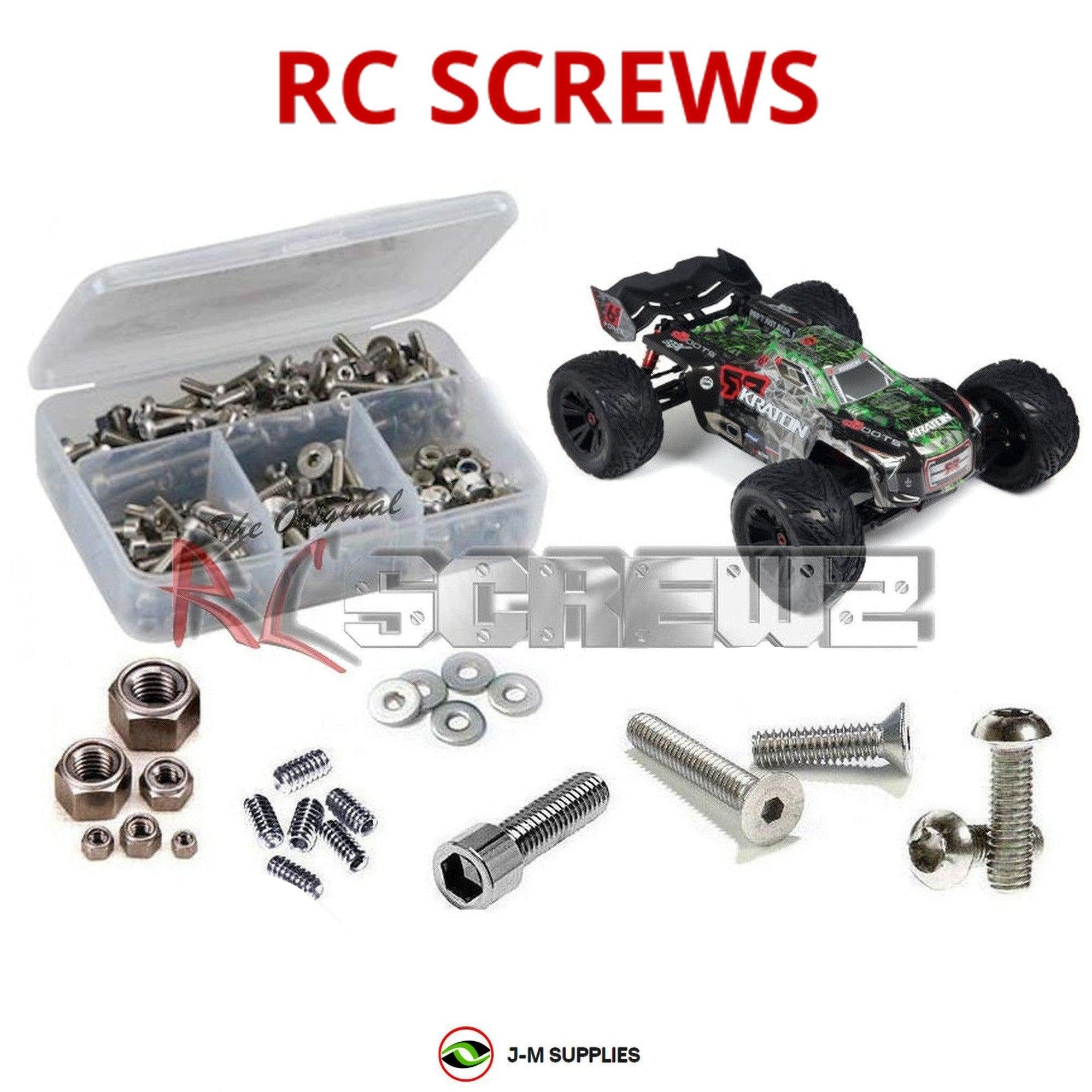 RCScrewZ Stainless Screw Kit ara027 for Arrma RC Kraton 6s BLX V2 # 106015/18 - Picture 1 of 12