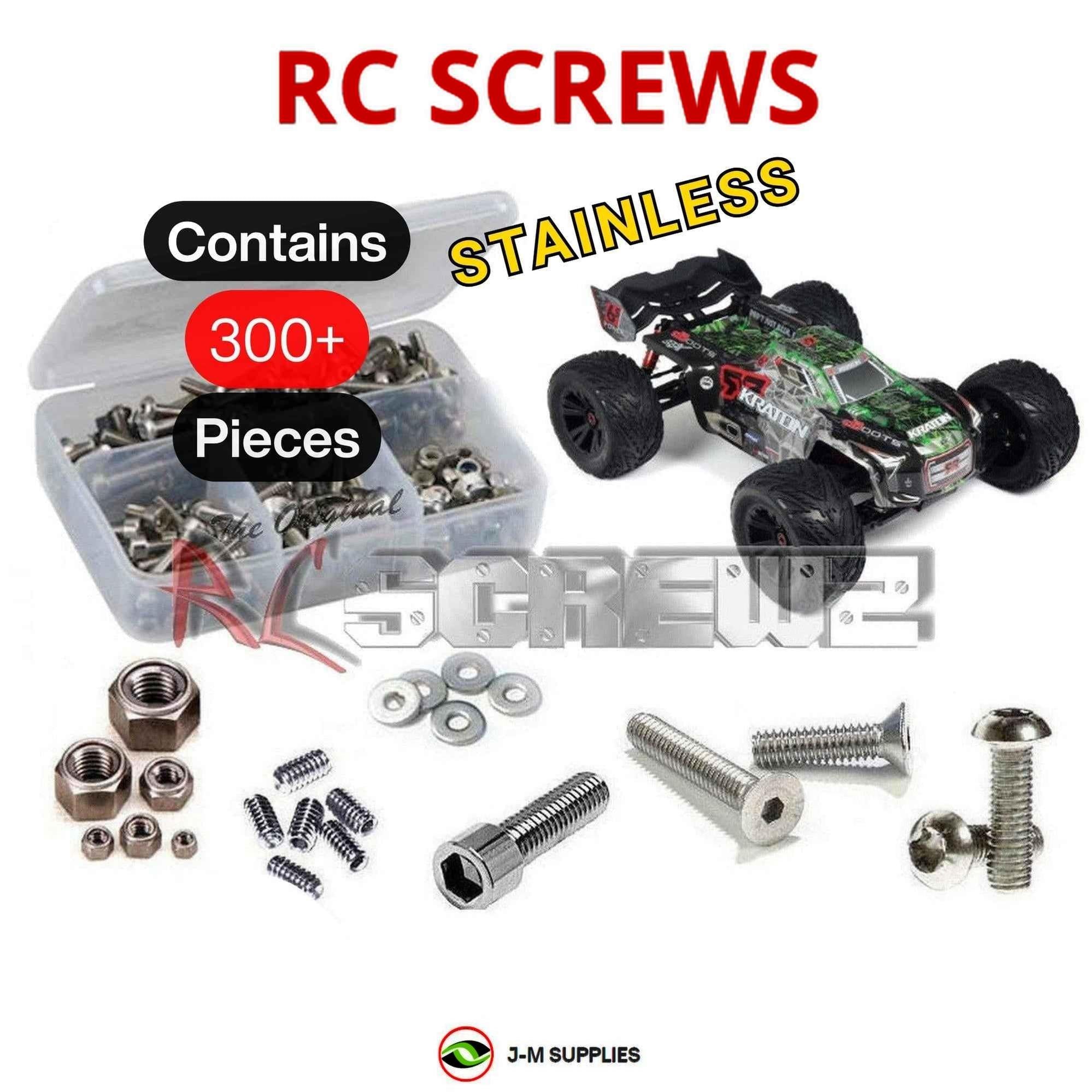 RCScrewZ Stainless Screw Kit ara027 for Arrma Kraton 6S BLX V2 #106015/18 | KIT - Picture 1 of 12