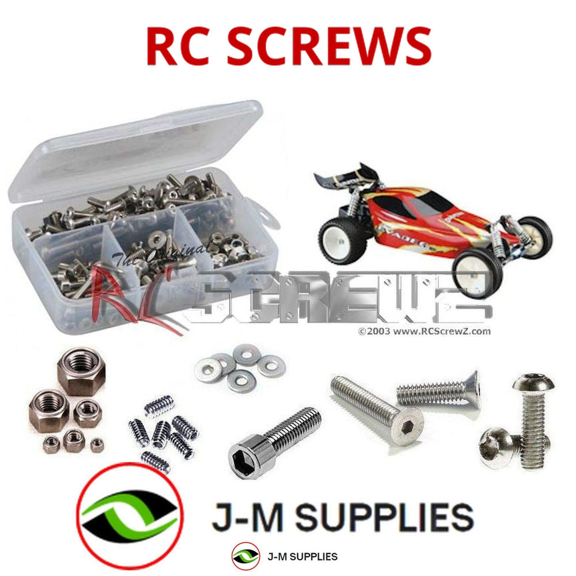 RCScrewZ Stainless Screw Kit dur006 for Duratrax Nitro Evader BX 1/10 Buggy - Picture 1 of 12