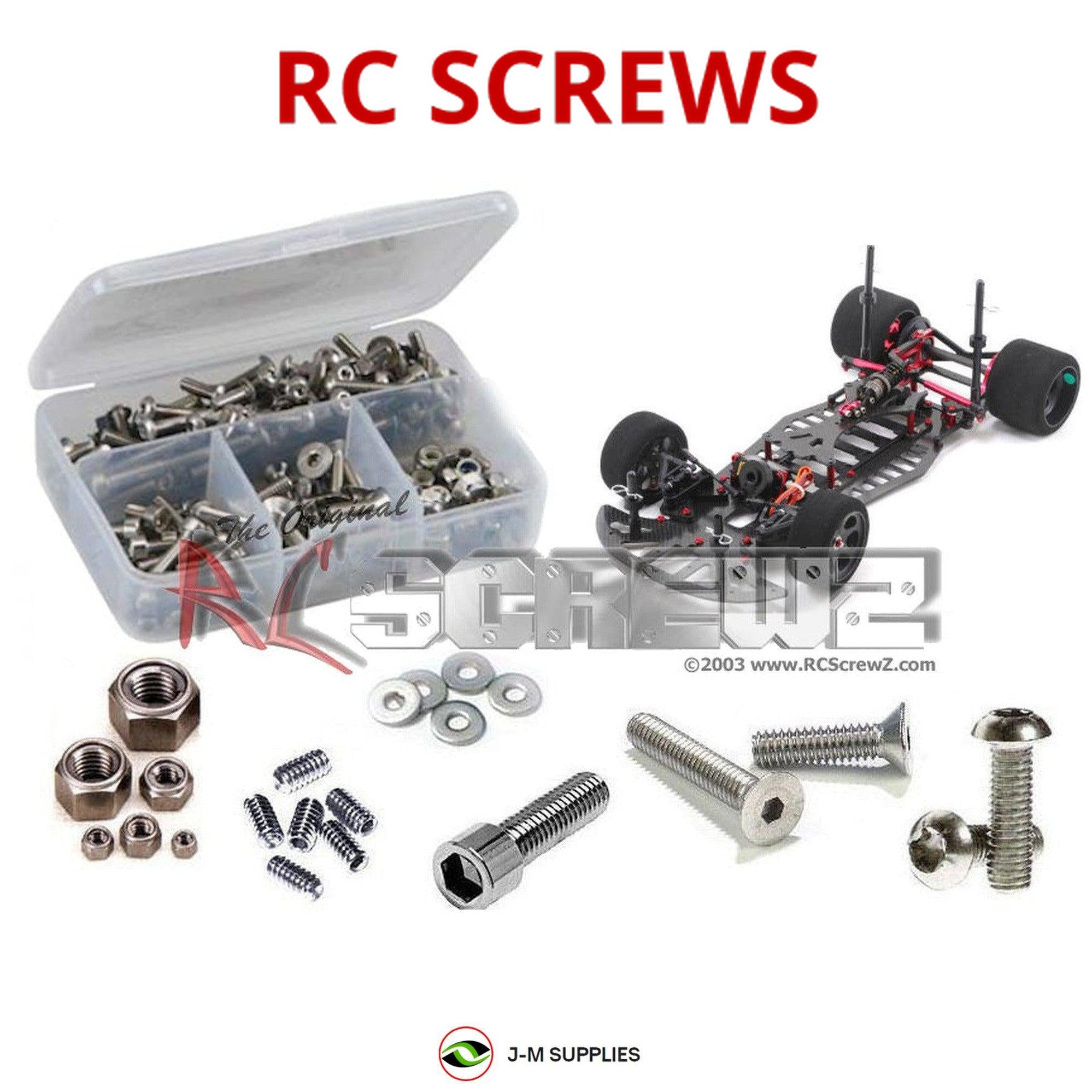 RCScrewZ Stainless Screw Kit crc007 for CRC Gen X10 SE 200mm WGT Kit #1801 - Picture 1 of 12