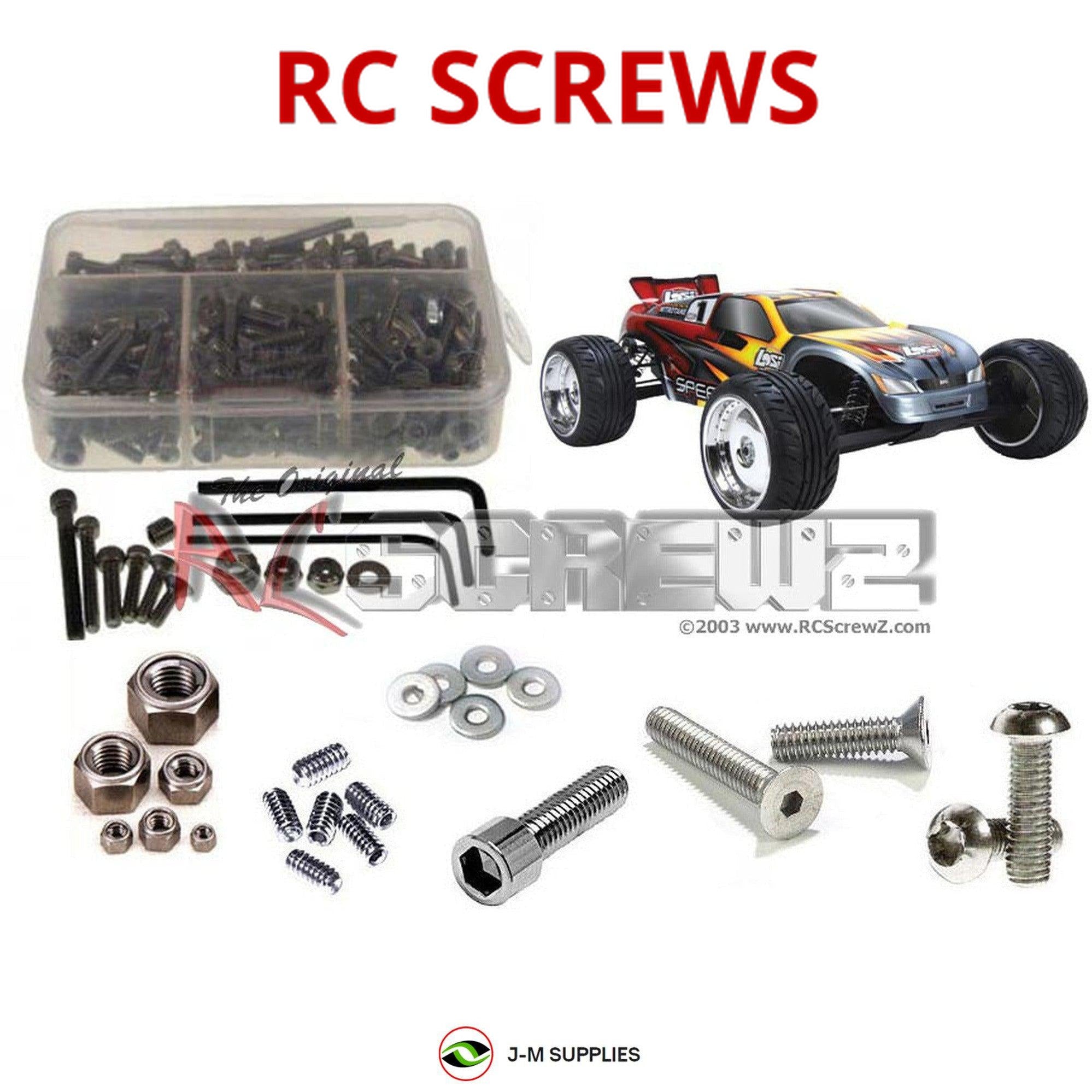 RCScrewZ Metric Stainless Steel Screw Kit los053m for Losi Speed NT metric - Picture 1 of 12