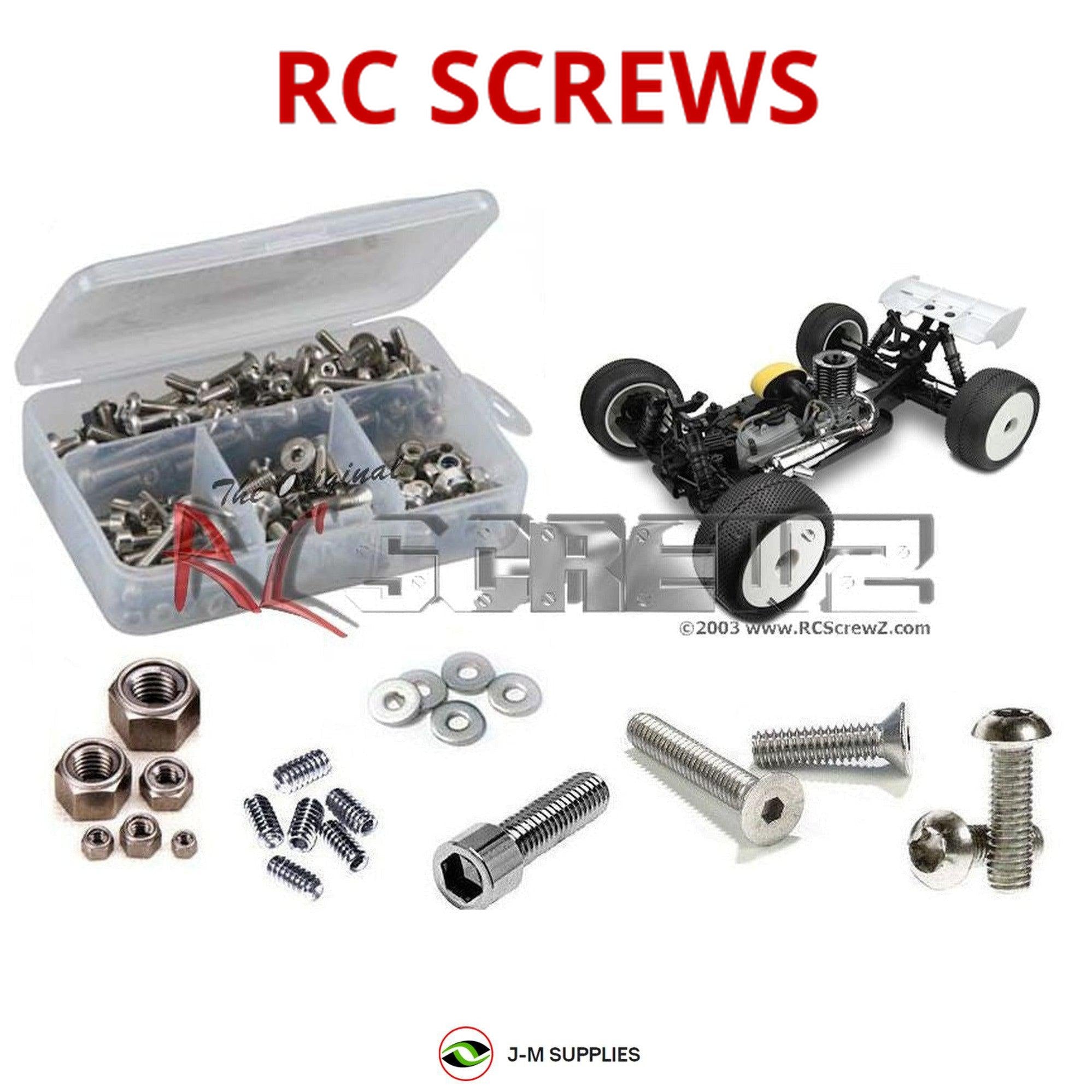 RCScrewZ Stainless Steel Screw Kit tek004 for Tekno RC NT48 1/8th Nitro Truggy - Picture 1 of 12