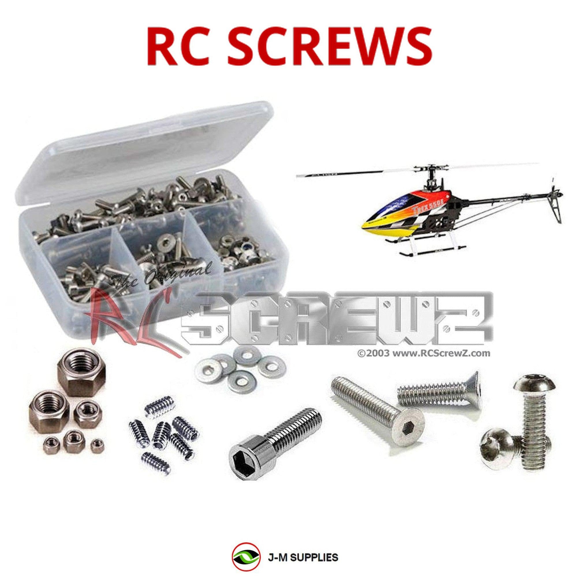 RCScrewZ Stainless Screw Kit alg012 for Align T-REX 550E Pro/V2 #RH55E06XT - Picture 1 of 12