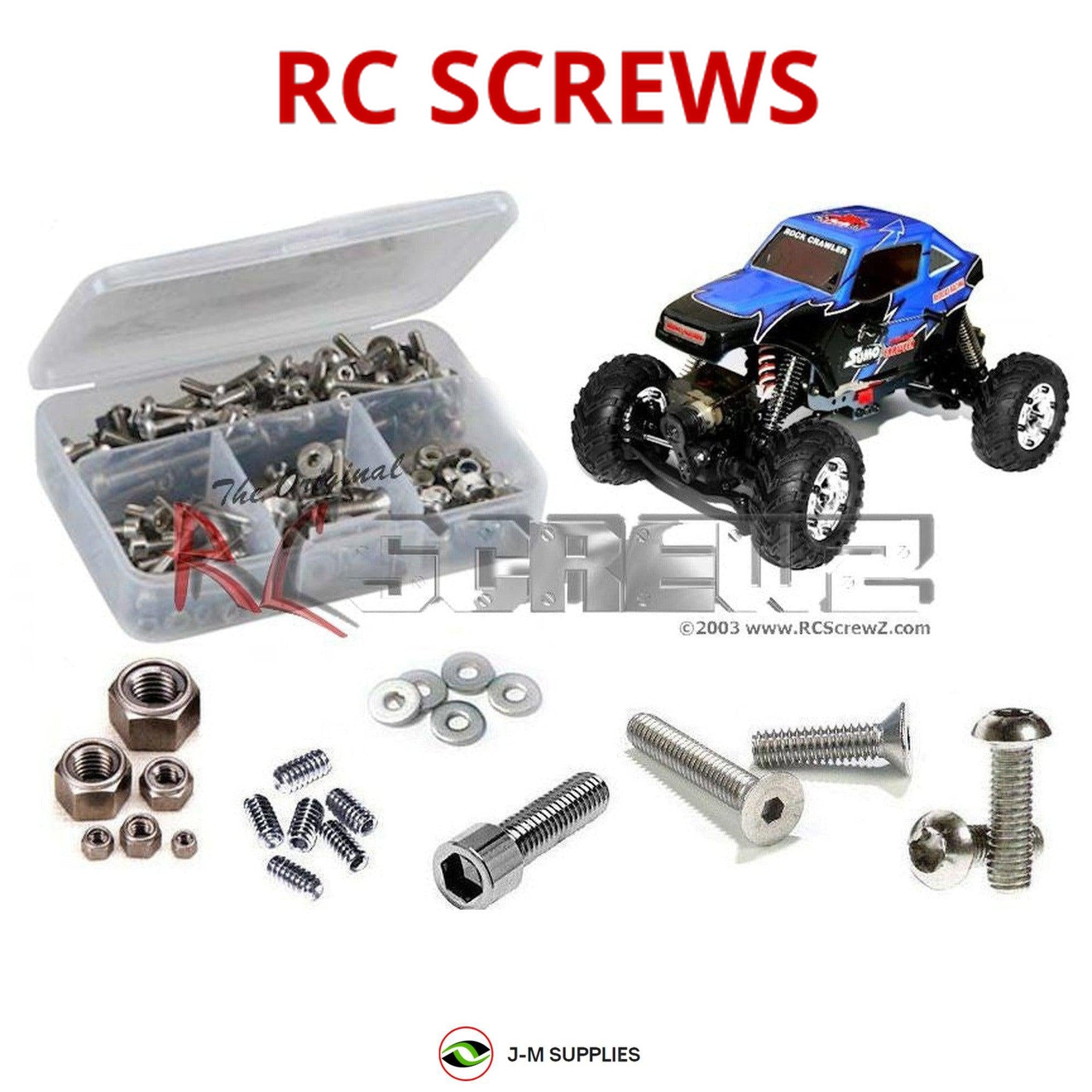 RCScrewZ Stainless Steel Screw Kit rcr052 for RedCat Racing Sumo Crawler 1/24th - Picture 1 of 12