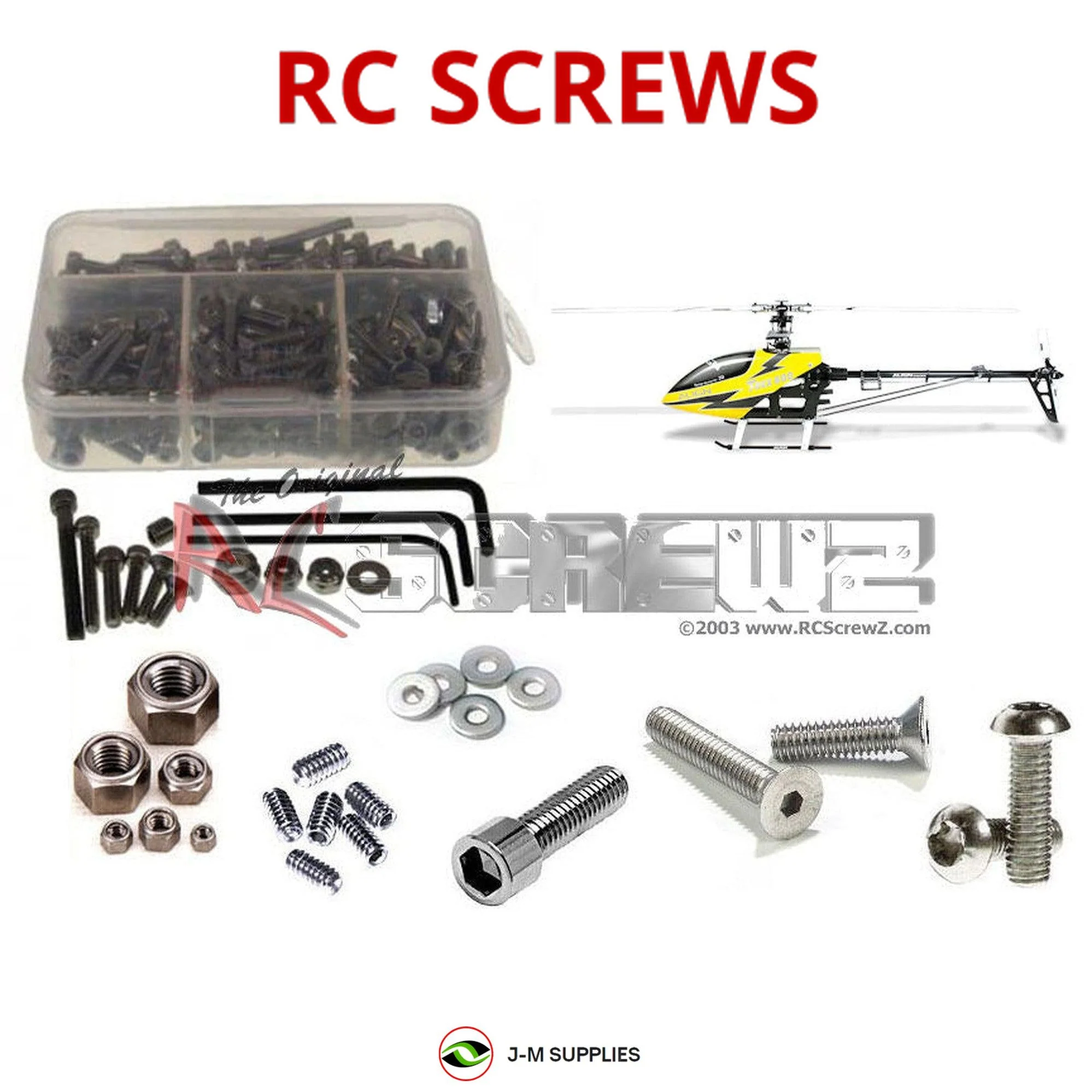 RCScrewZ Stainless Screw Kit+ alg013 for Align Trex 600 ESP | PRO - Picture 1 of 12