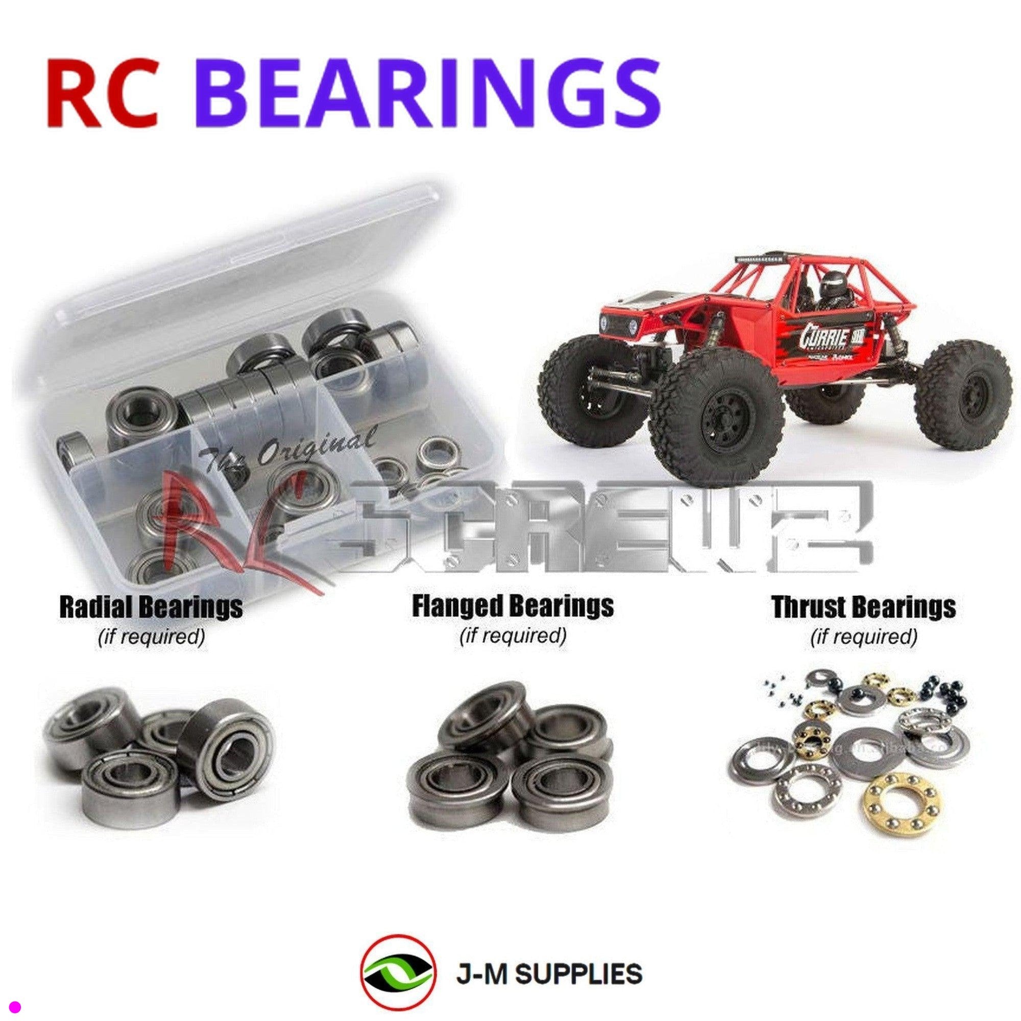 RCScrewZ Metal Shielded Bearing Kit axi036b for Axial Capra 1.9 4WS Unlimited - Picture 1 of 12