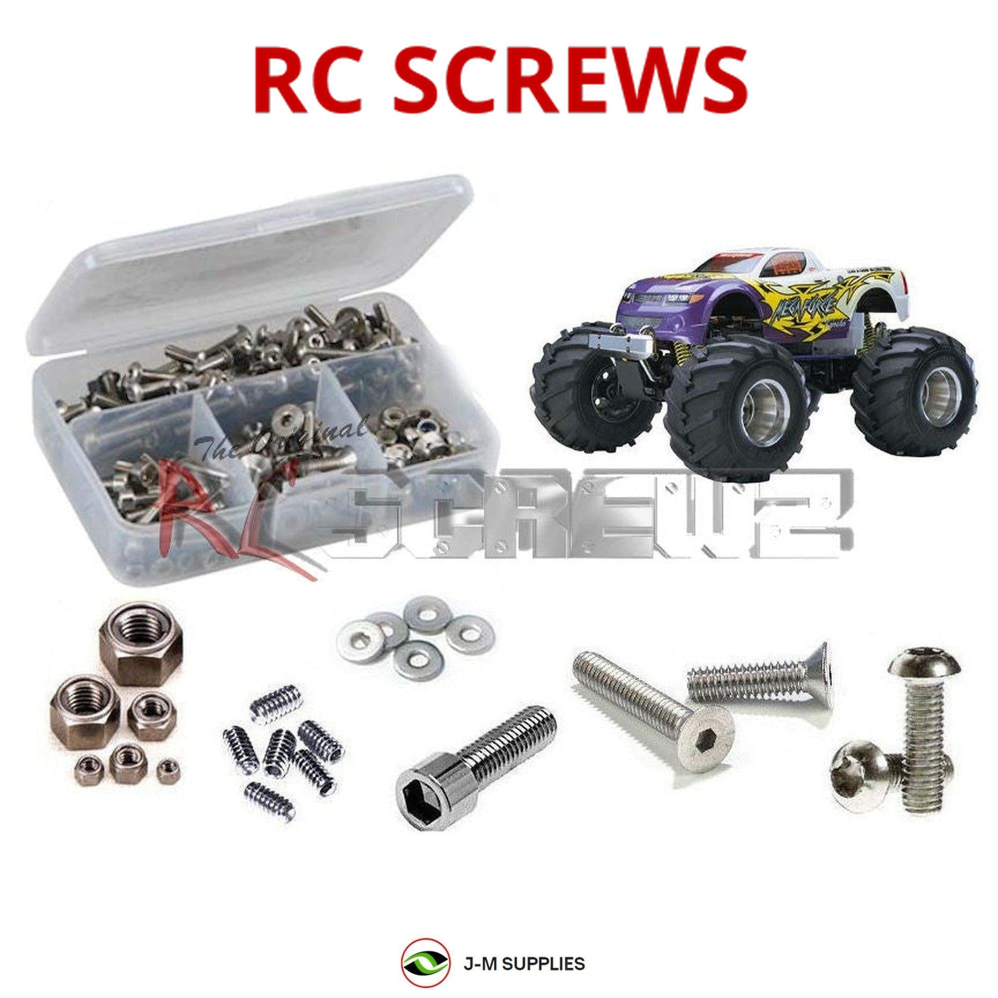 RCScrewZ Stainless Steel Screw Kit kyo049 for Kyosho Megaforce RTR - Picture 1 of 12