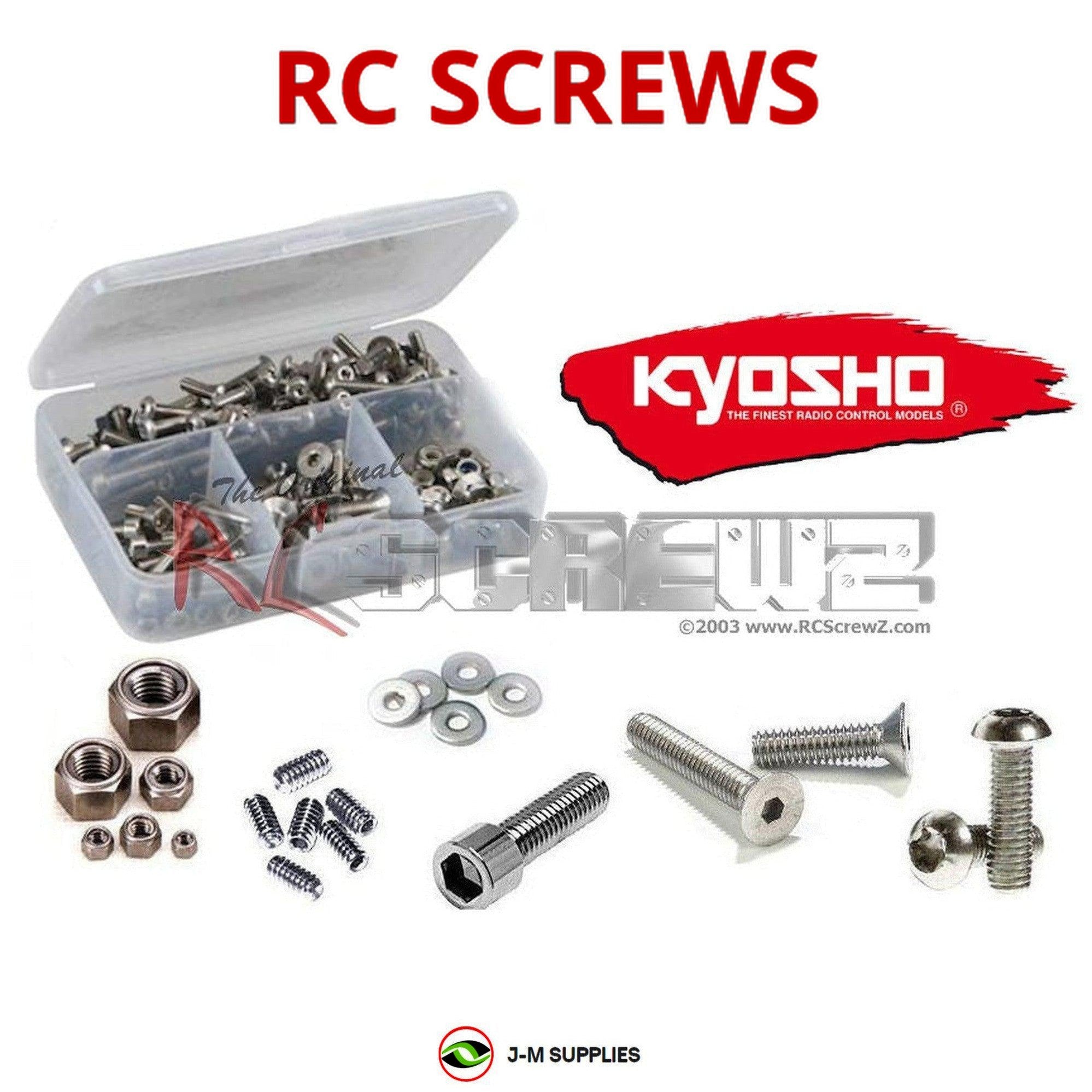 RCScrewZ Stainless Steel Screw Kit kyo098 for Kyosho ZX-5 SP - Picture 1 of 12