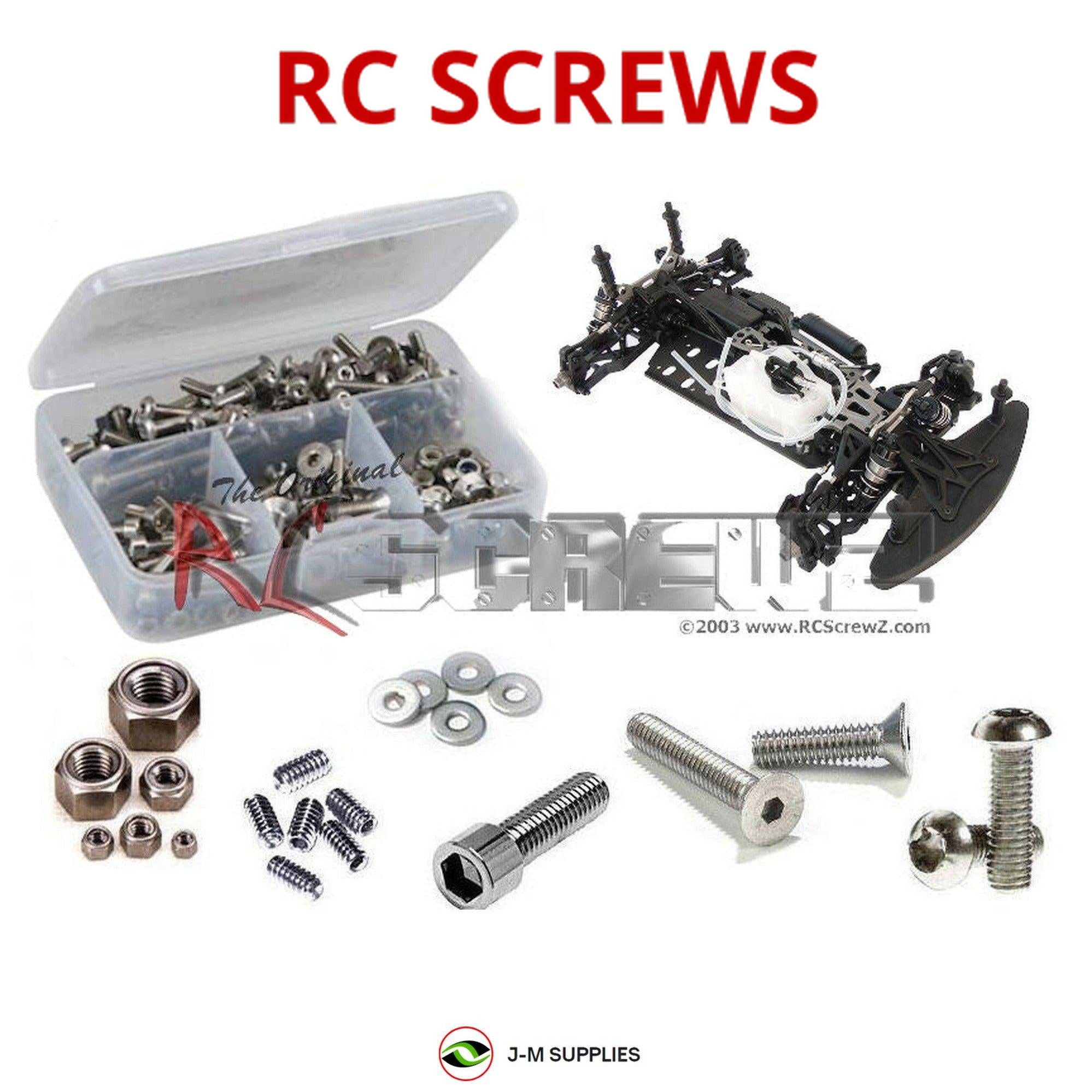 RCScrewZ Stainless Steel Screw Kit ofn082 for Ofna/HoBao Hyper VT Onroad - Picture 1 of 12