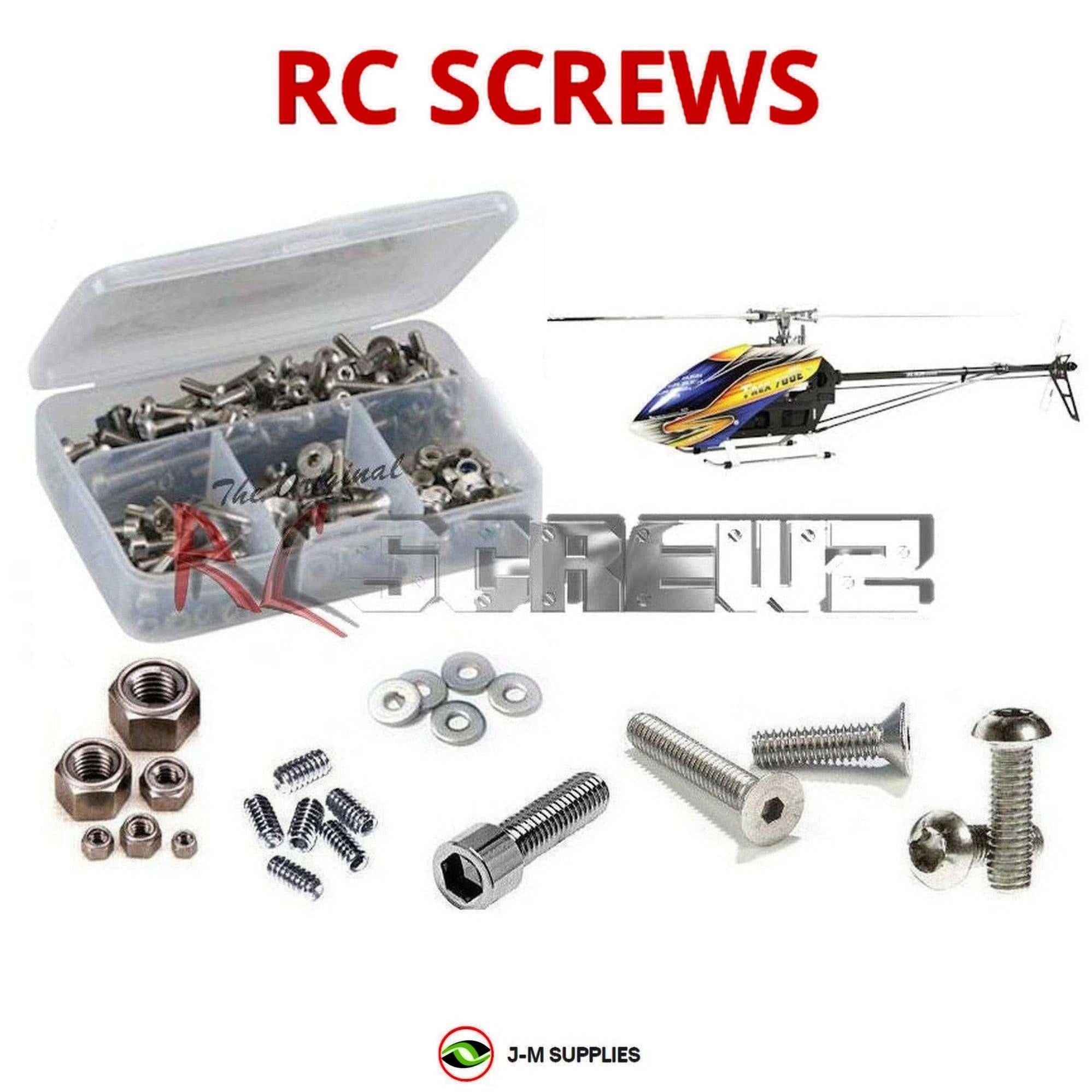 RCScrewZ Stainless Screw Kit alg017 for Align T-REX 700E DFC RC Helicopter | KIT - Picture 1 of 12