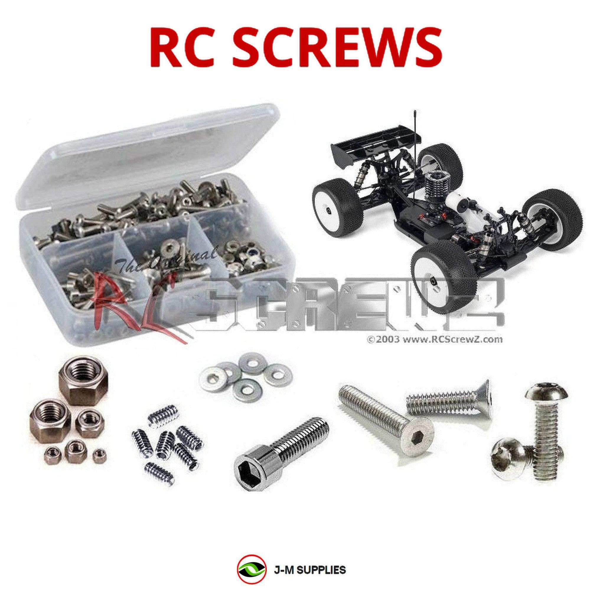 RCScrewZ Stainless Screw Kit hot043 for HotBodies D8T Evo 3 Truggy 1/8th #204575 - Picture 1 of 12