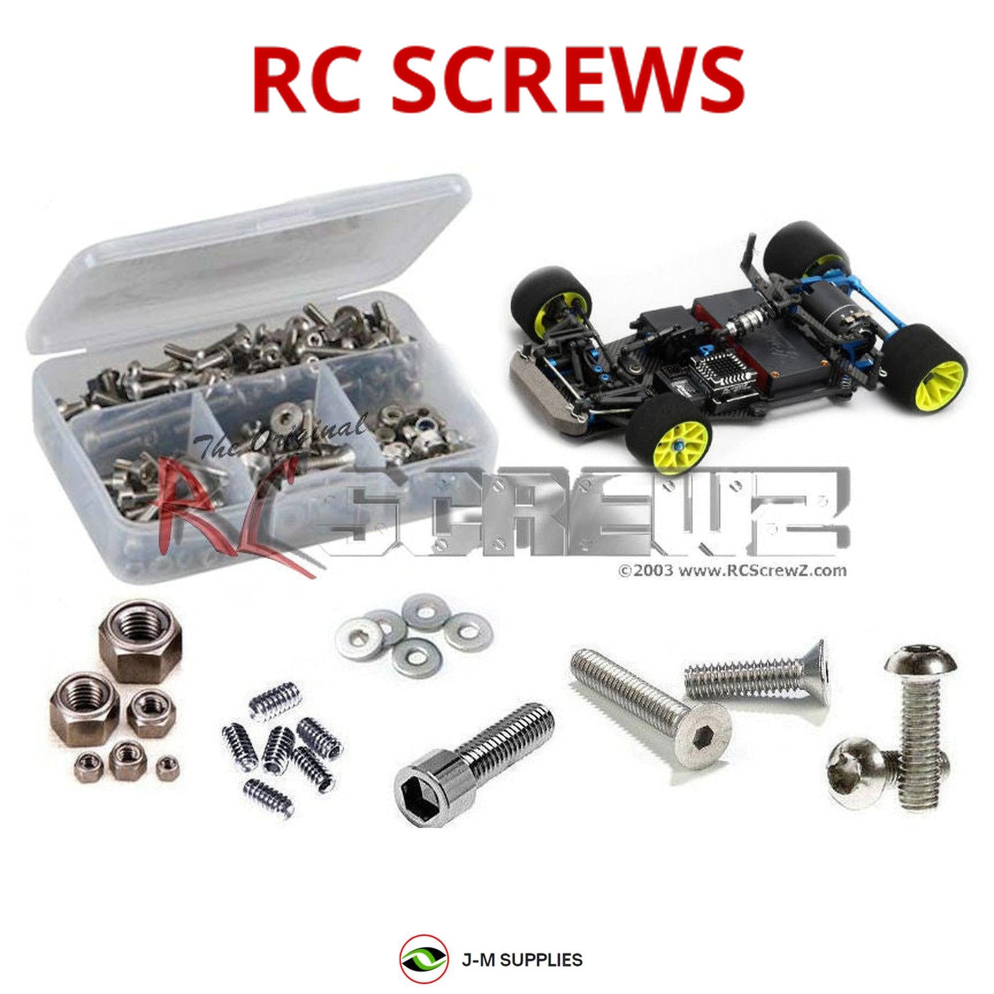 RCScrewZ Stainless Steel Screw Kit yok020 for Yokomo R12 C3/3.1 - Picture 1 of 12