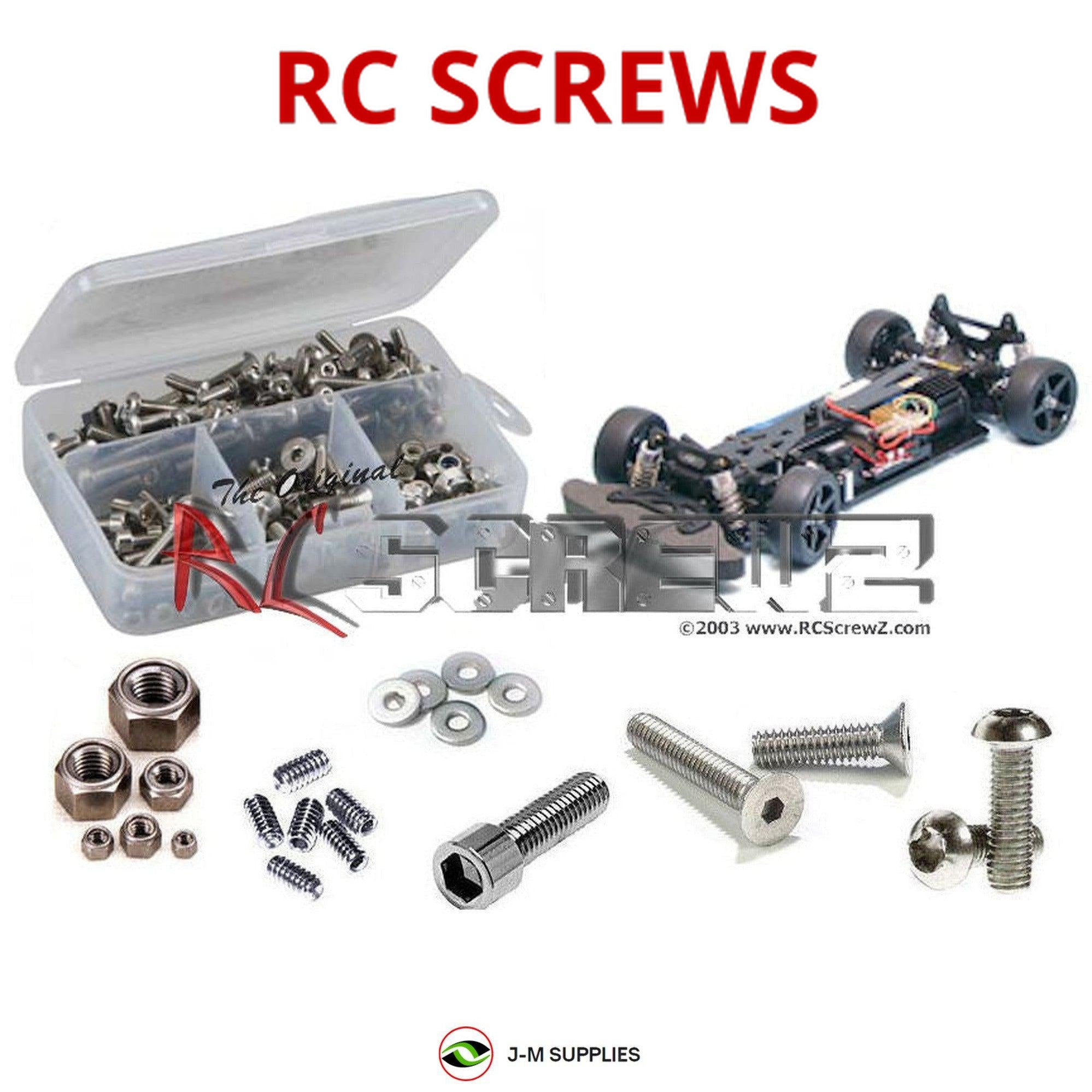 RCScrewZ Stainless Screw Kit tam001 for Tamiya Evolution 1/10th Onroad #58267 - Picture 1 of 12