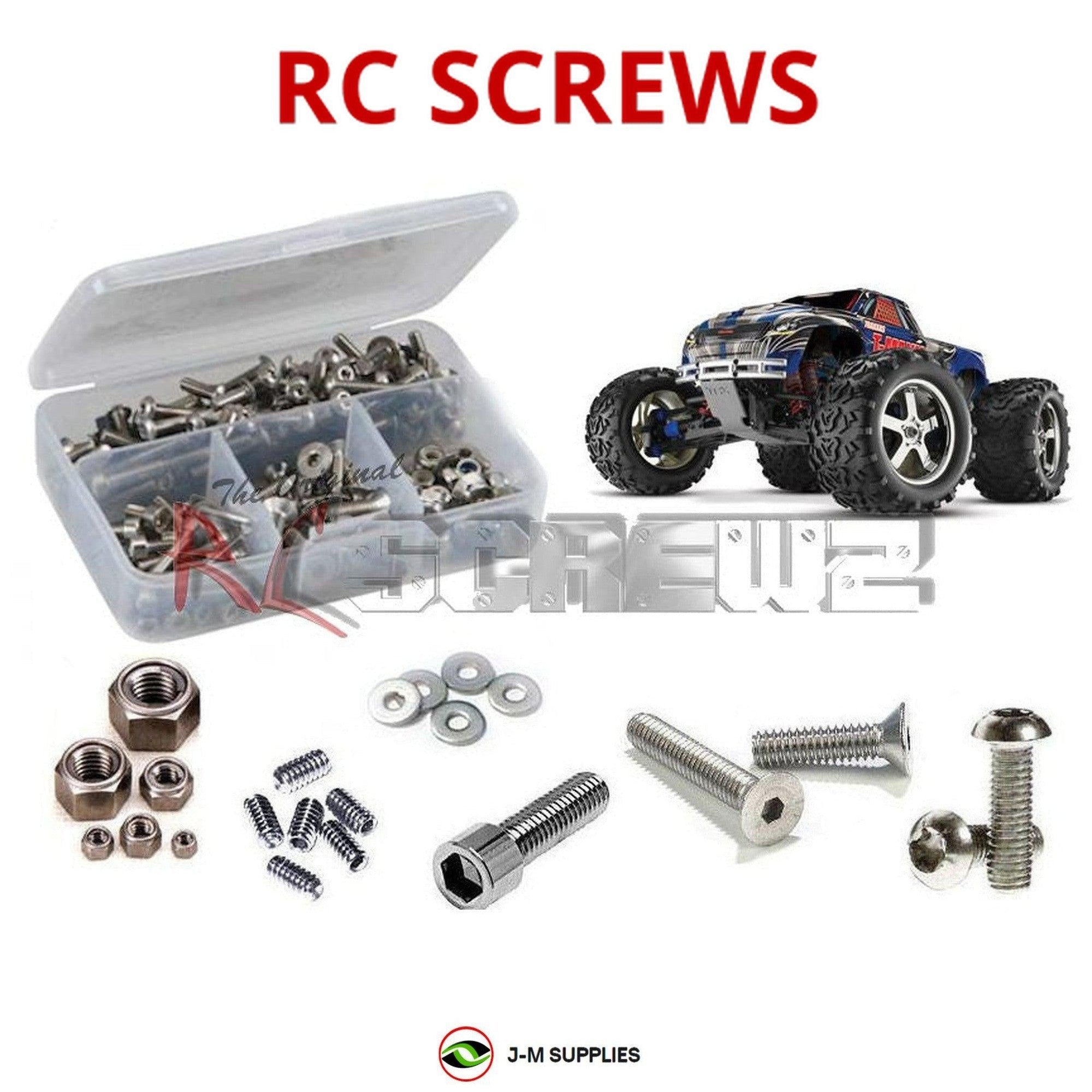 RCScrewZ Stainless Steel Screw Kit tra032 for Traxxas T-Maxx 3.3 #4908 Edition - Picture 1 of 12