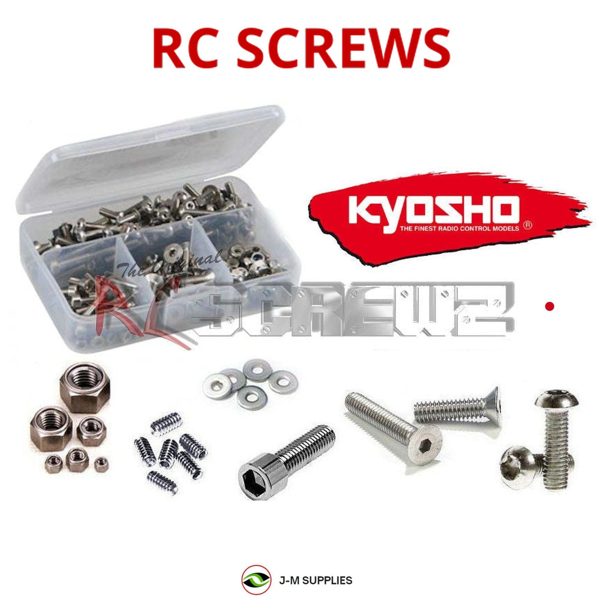 RCScrewZ Stainless Steel Screw Kit kyo072 for Kyosho Caliber 90 Series HELI - Picture 1 of 12