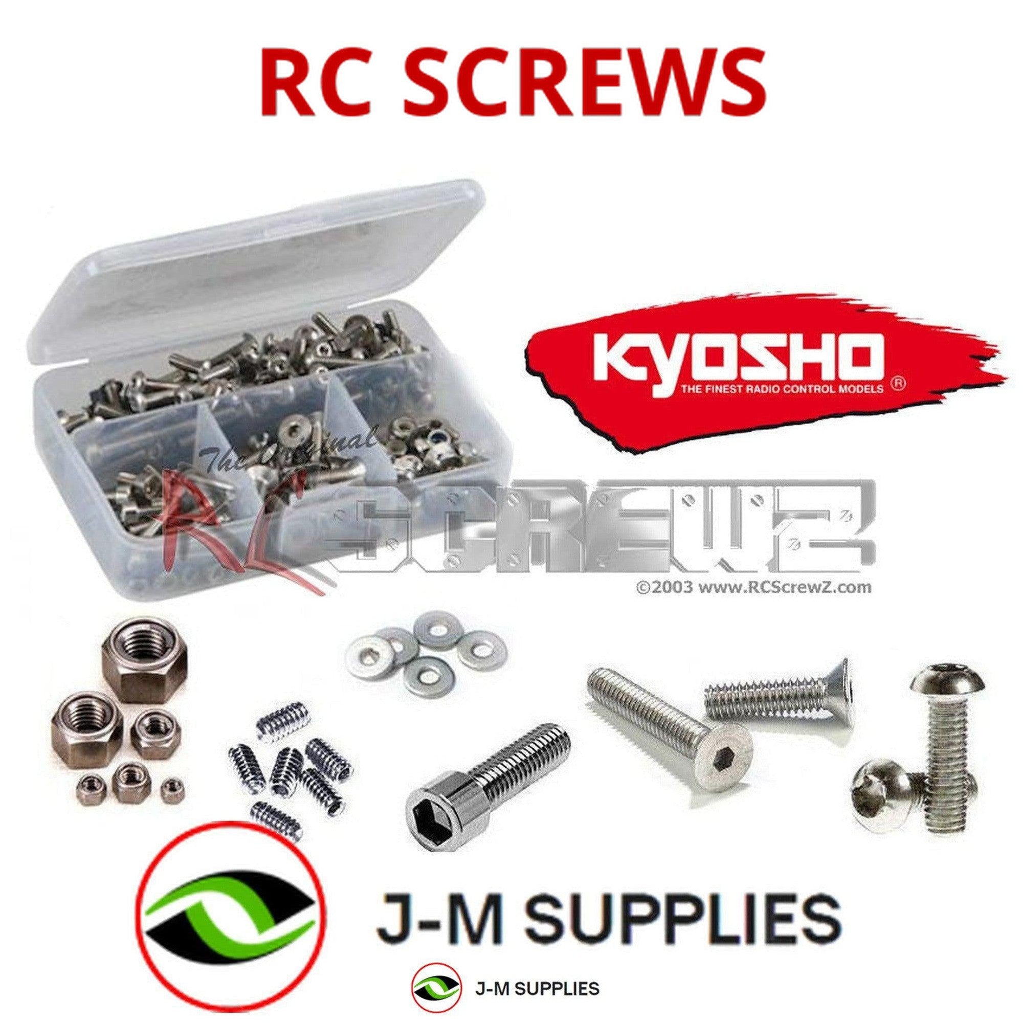 RCScrewZ Stainless Steel Screw Kit kyo094 for Kyosho Concept 60 SR - Picture 1 of 12