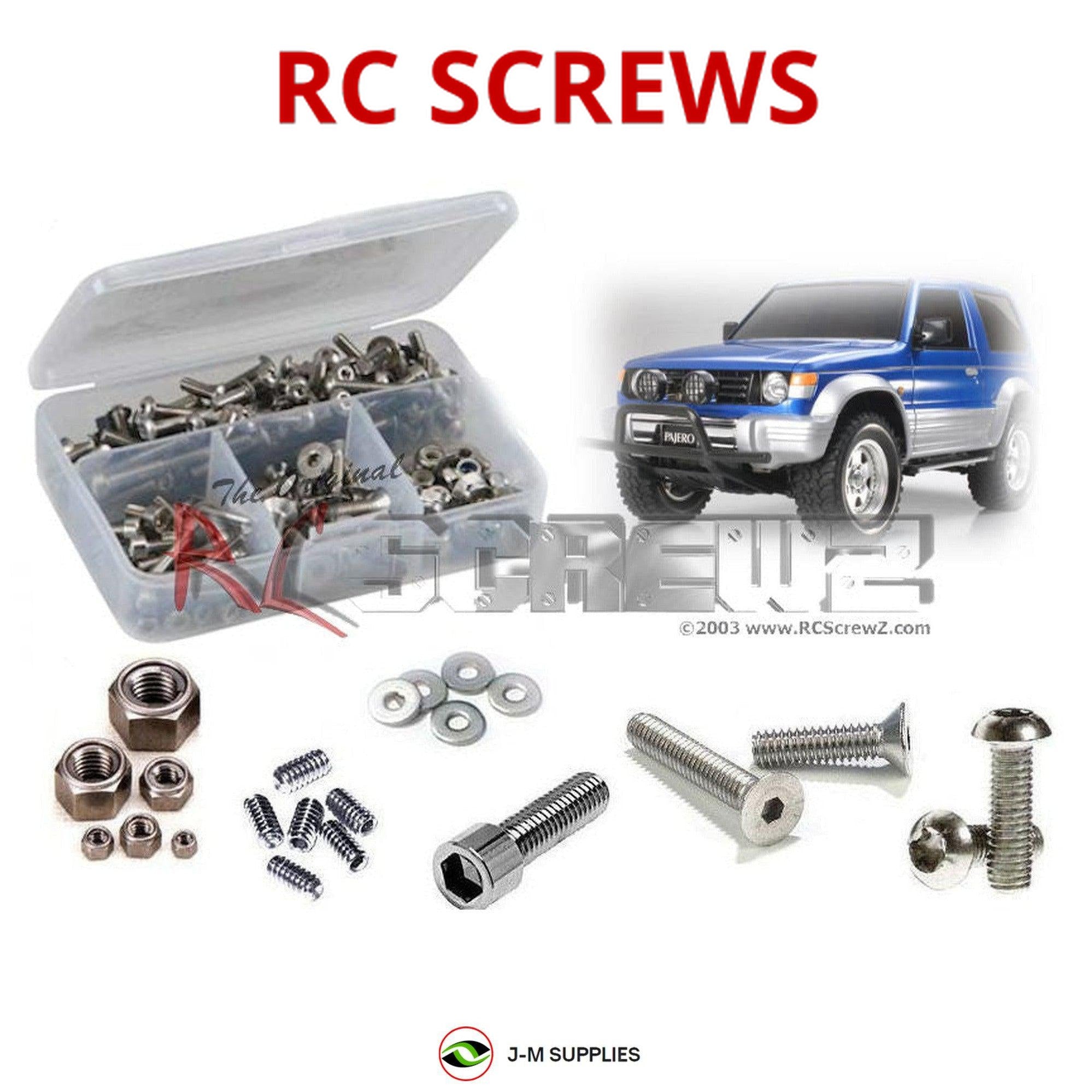 RCScrewZ Stainless Screw Kit tam121 for Tamiya Pajero Rally #58602 Re-Release - Picture 1 of 12