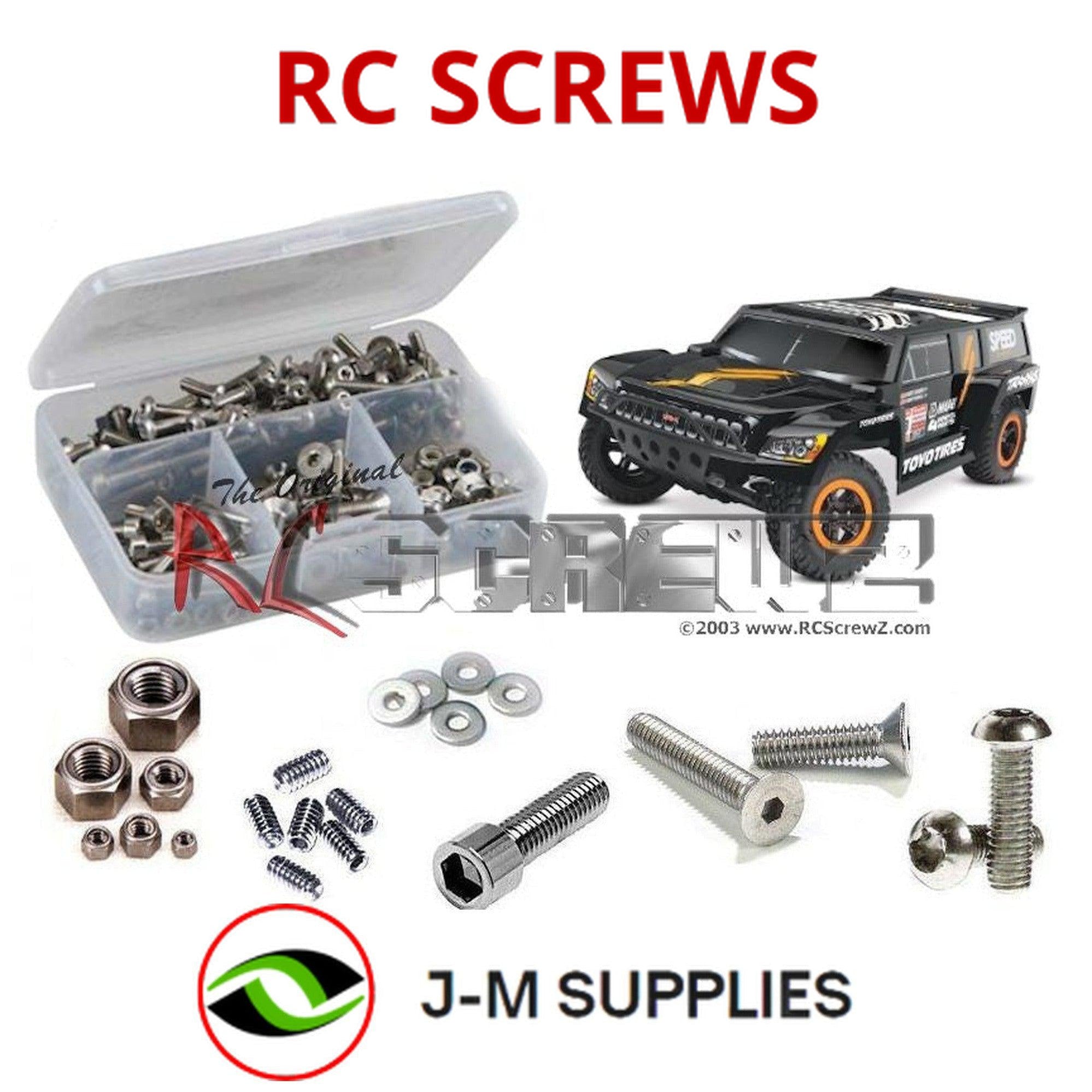 RCScrewZ Stainless Steel Screw Kit tra059 for Traxxas Dakar Slash 4x4 #58044-1 - Picture 1 of 12