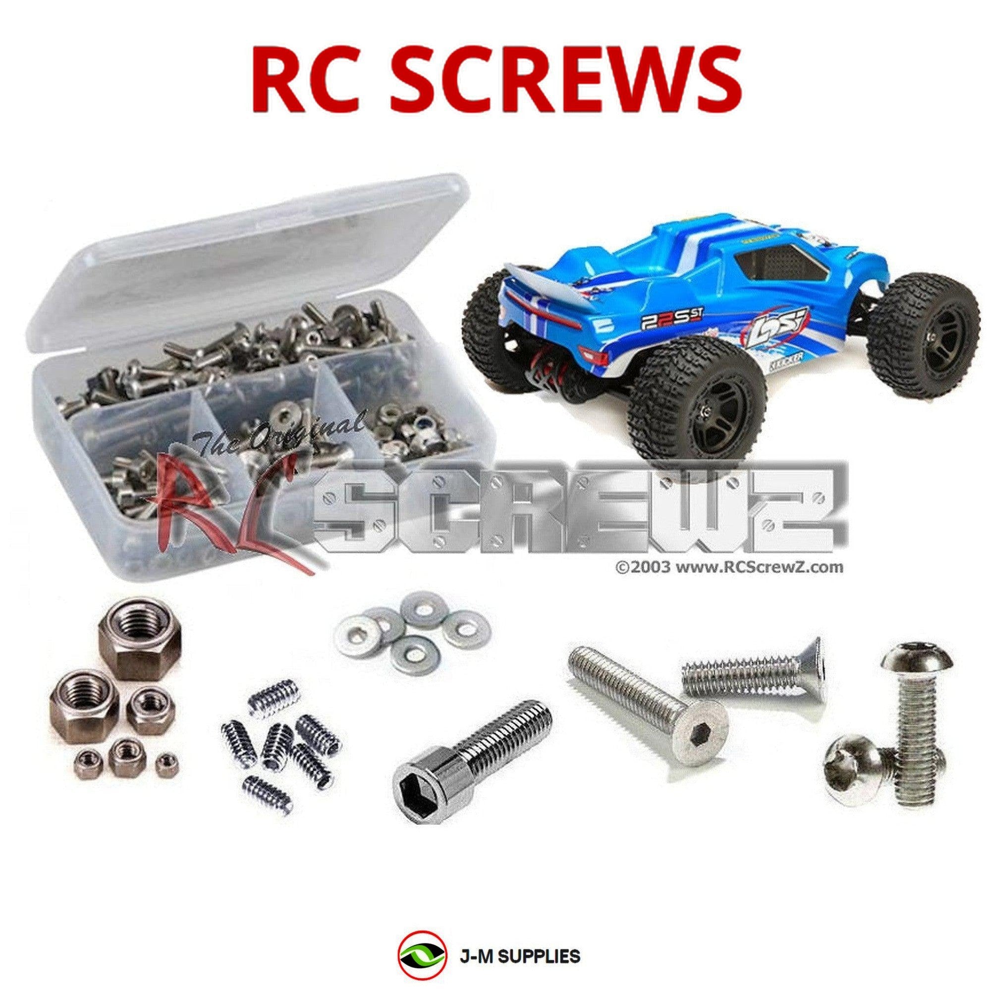 RCScrewZ Stainless Steel Screw Kit los103 for Losi 22s ST 1/10th 2wd LOS03017 - Picture 1 of 12