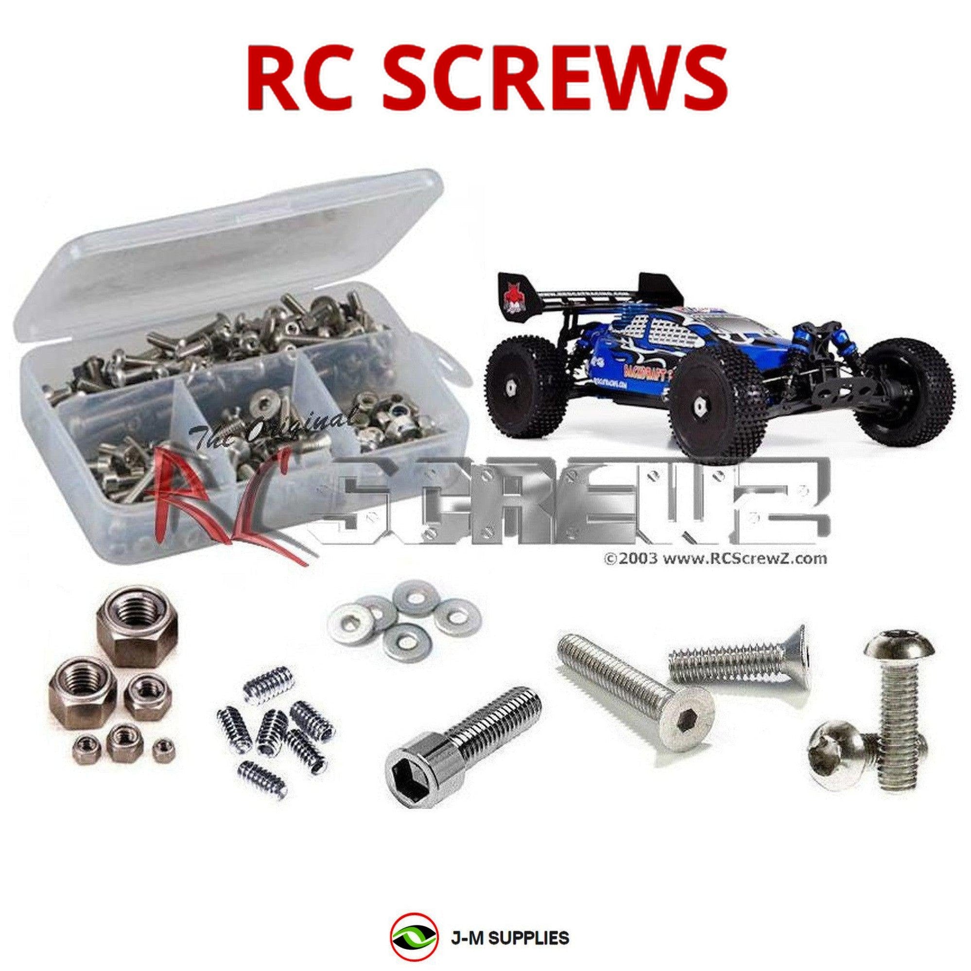 RCScrewZ Stainless Steel Screw Kit rcr030 for RedCat Racing BackDraft 3.5 - Picture 1 of 12