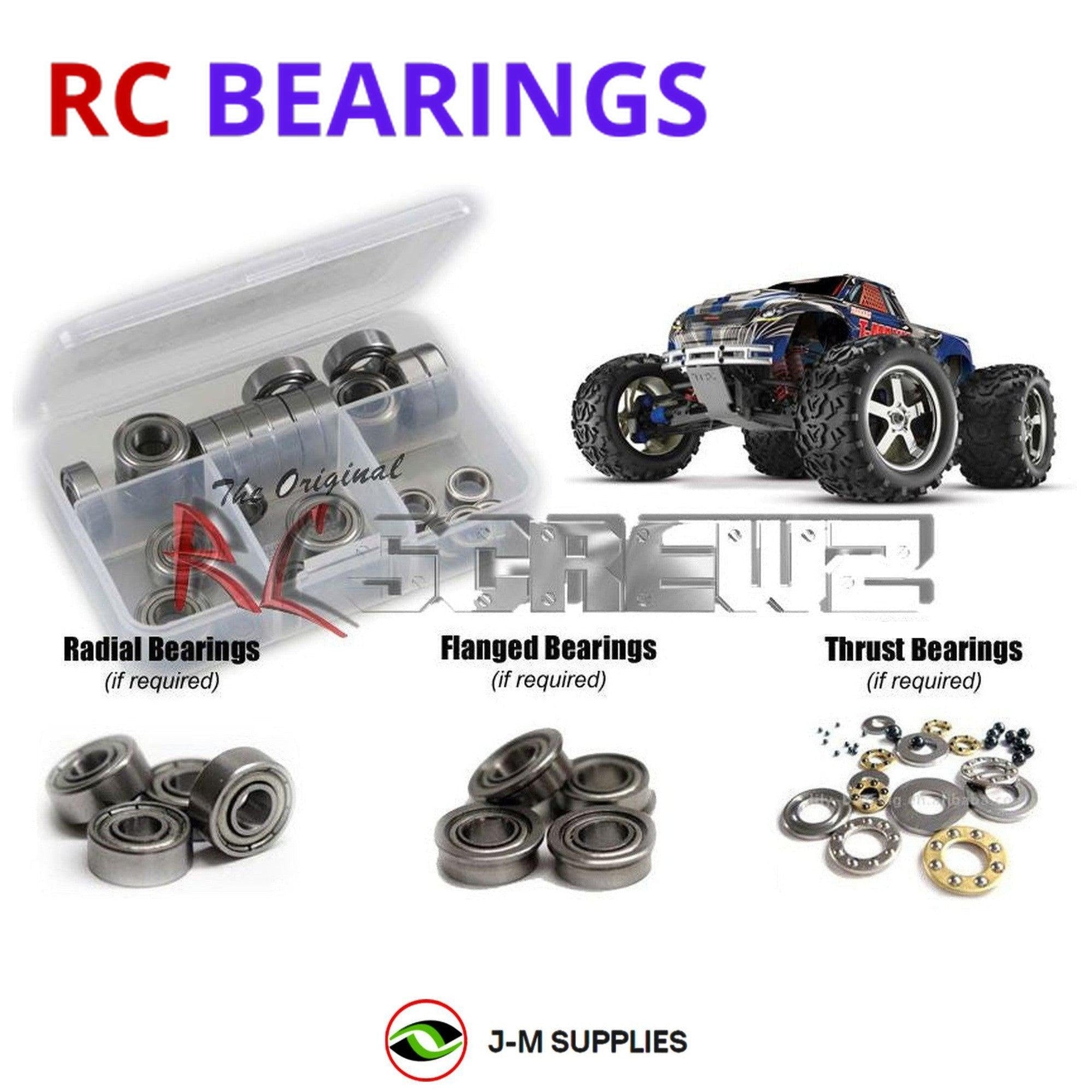 RCScrewZ Metal Shielded Bearing Kit tra032b for Traxxas T-Maxx 3.3 #4908 - Picture 1 of 12