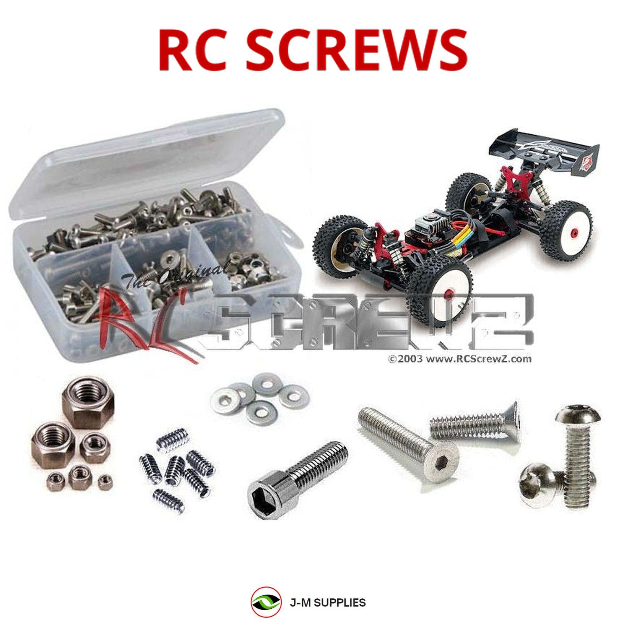 RCScrewZ Stainless Screw Kit swz005 for SWorkZ S350 BX-1e - Picture 1 of 12