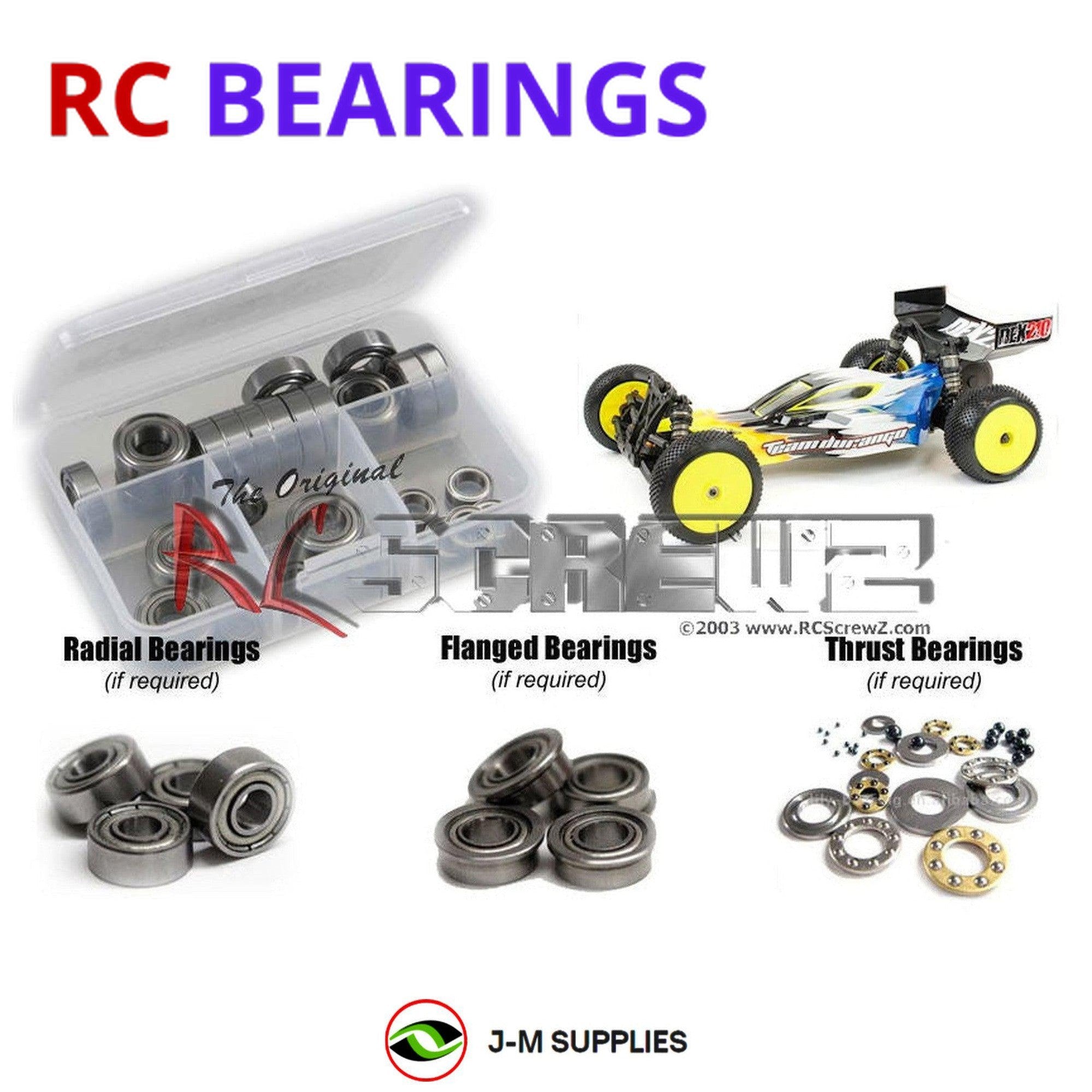 RCScrewZ Metal Shielded Bearings durg005b for Durango DEX210 2wd Buggy #TD102014 - Picture 1 of 12