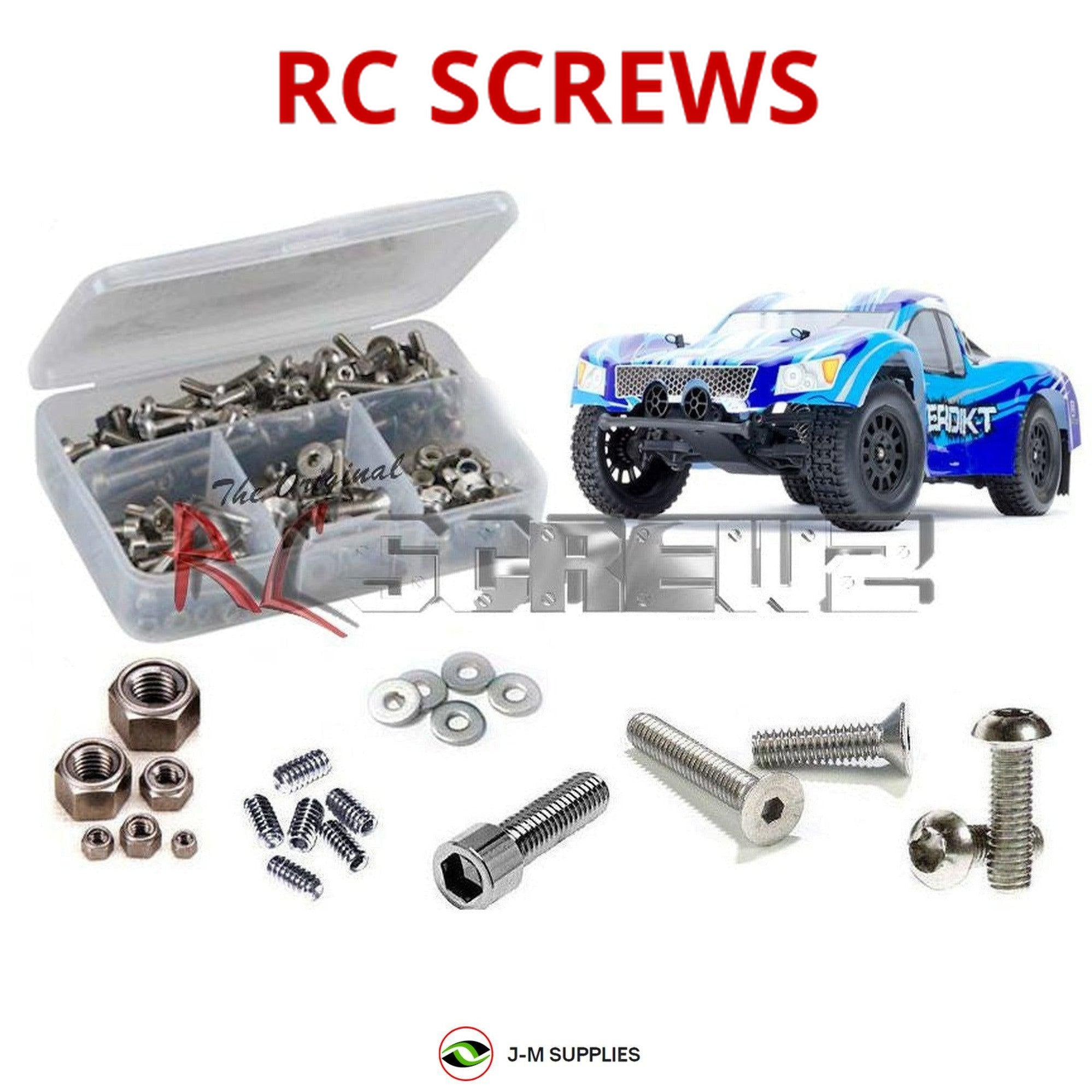 RCScrewZ Stainless Steel Screw Kit helrc010 for Helion RC Verdikt 12SC - Picture 1 of 12