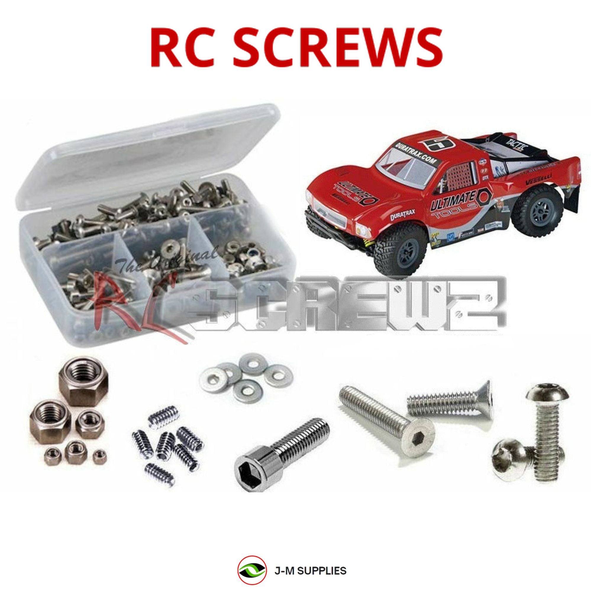 RCScrewZ Stainless Steel Screw Kit dur030 for Duratrax Vendetta SC 1/18th - Picture 1 of 12