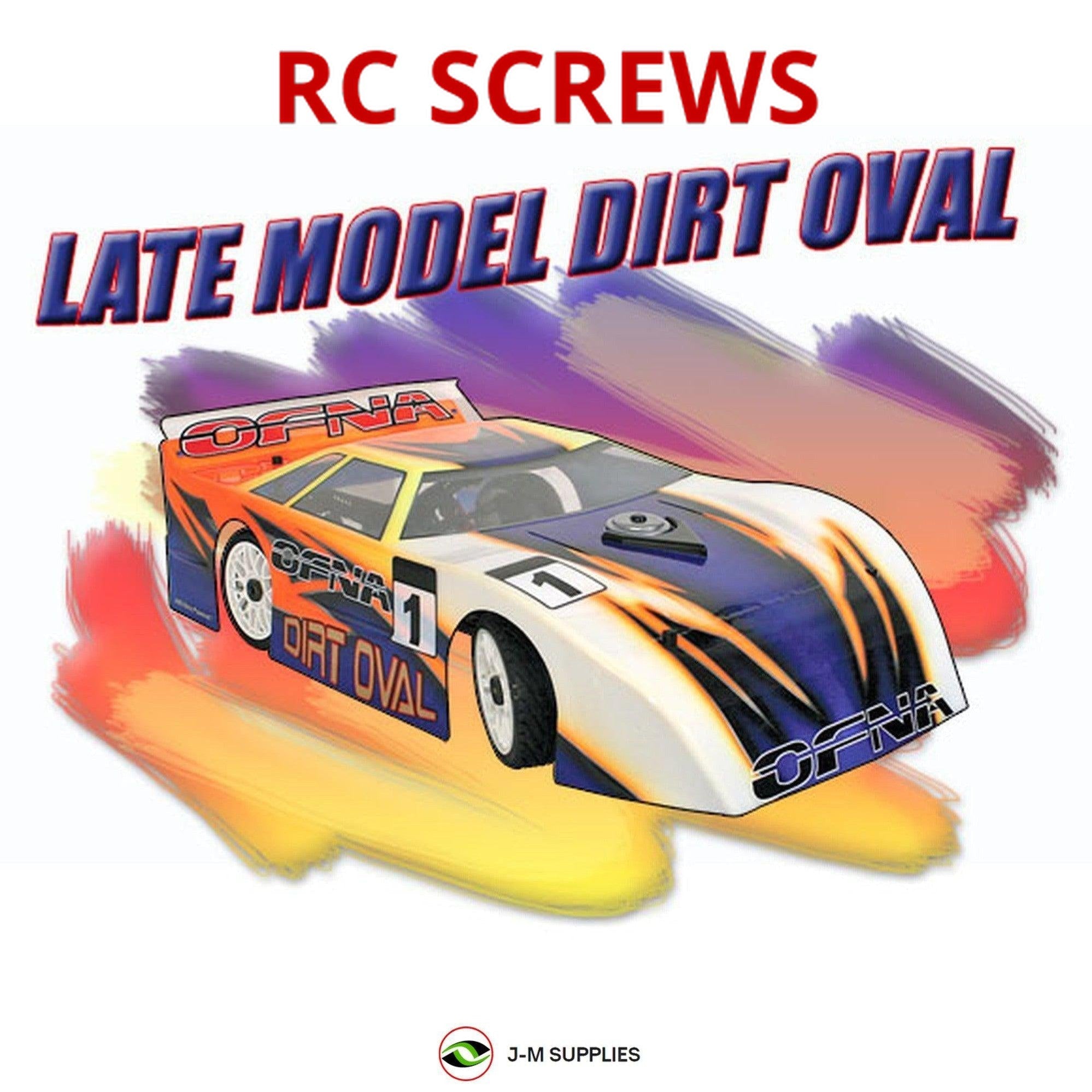 RCScrewZ Stainless Steel Screw Kit ofn047 for Ofna Late Model Dirt Oval - Picture 1 of 12