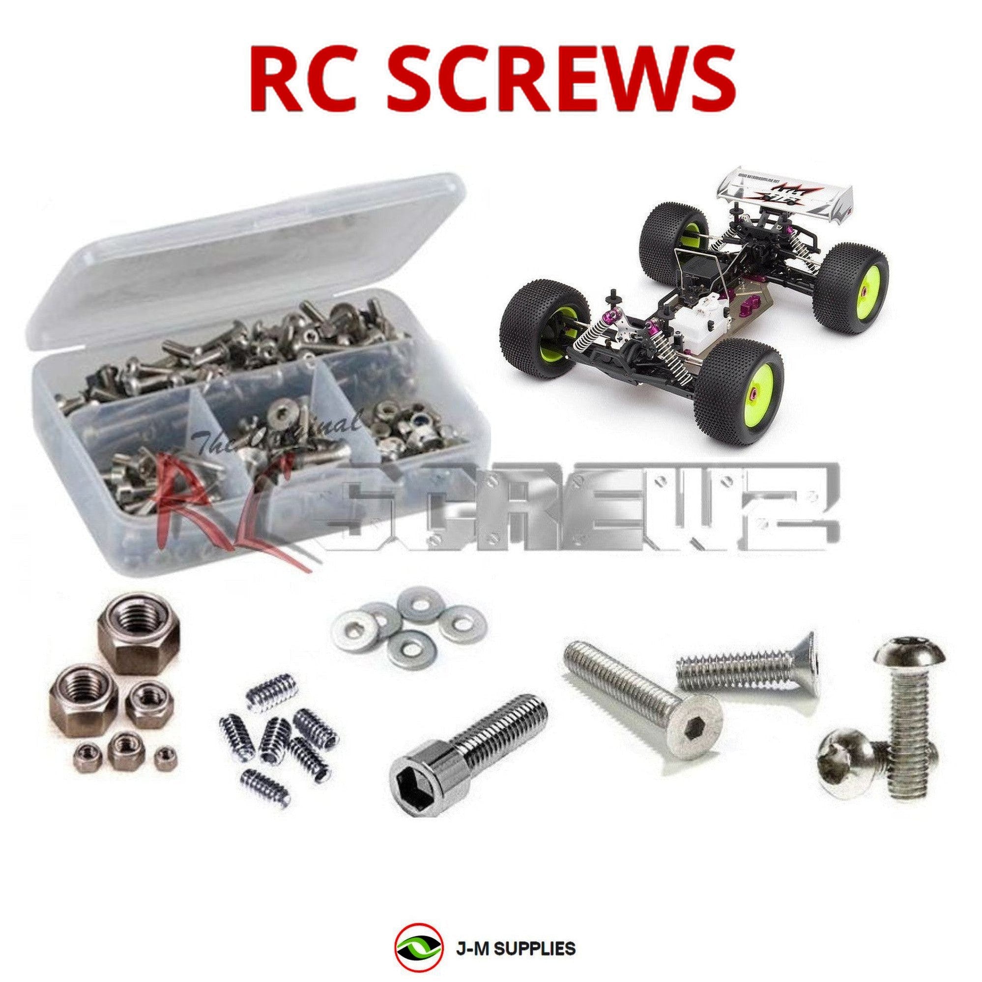 RCScrewZ Stainless Steel Screw Kit hot018 for Hot Bodies Stadium 2 Pro - Picture 1 of 12