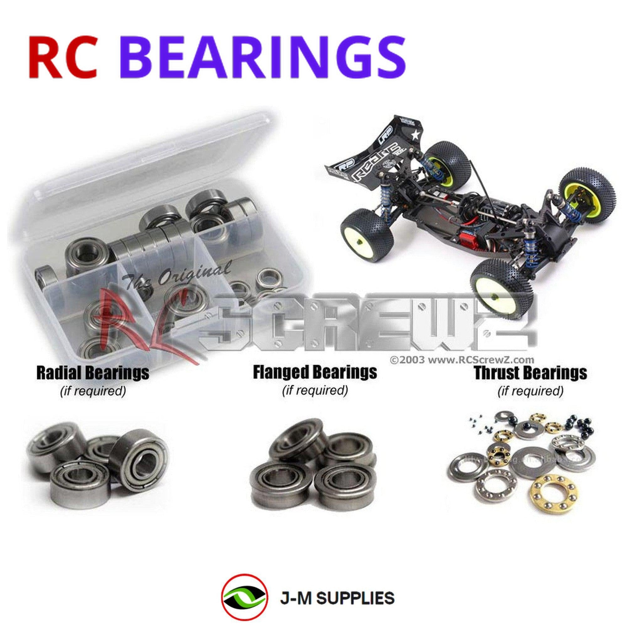 RCScrewZ Metal Shielded Bearing Kit durg001b for Team Durango DEX410/V3 | UPG - Picture 1 of 12