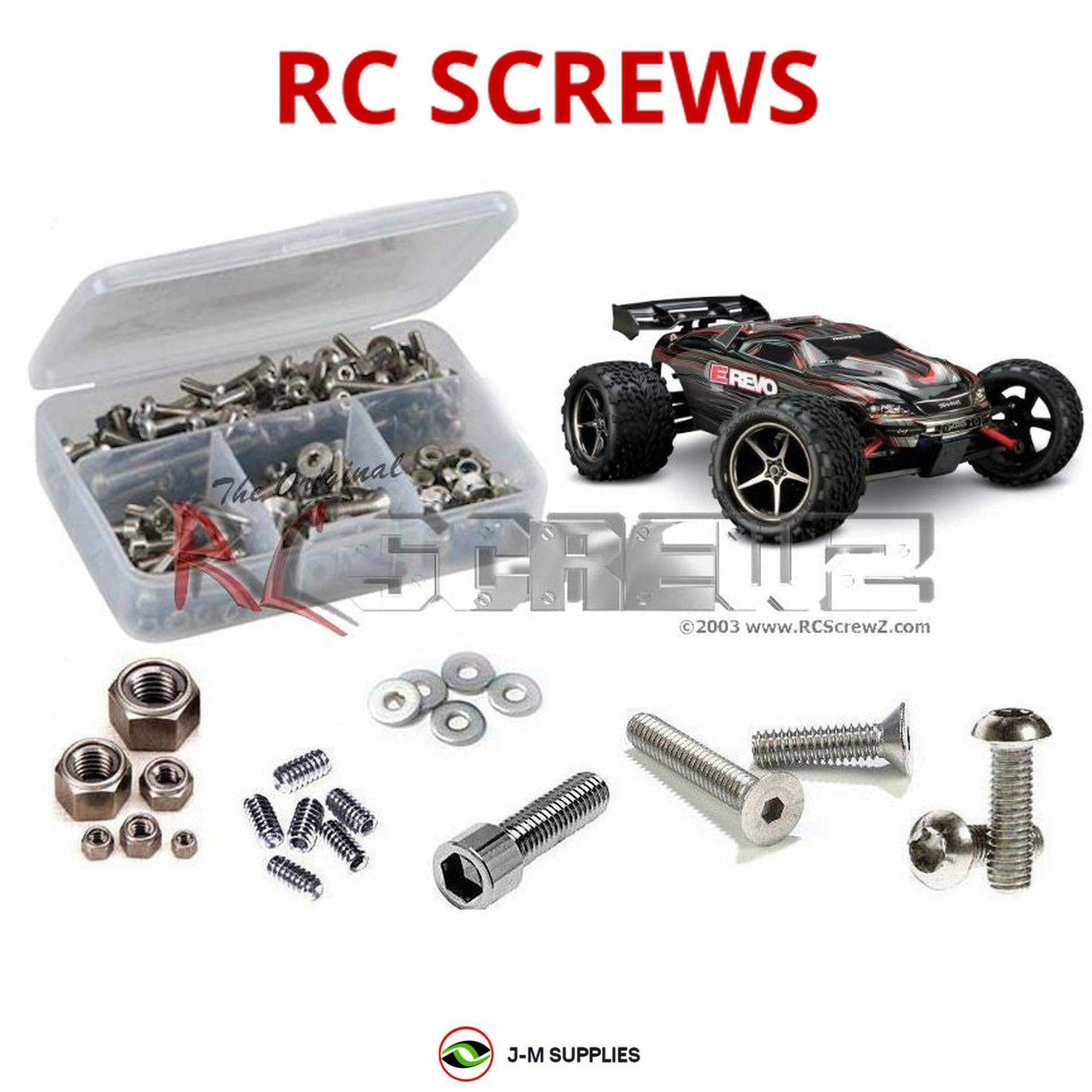 RCScrewZ Stainless Steel Screw Kit tra069 for Traxxas E-Revo 1/16th TSM Ed. - Picture 1 of 12