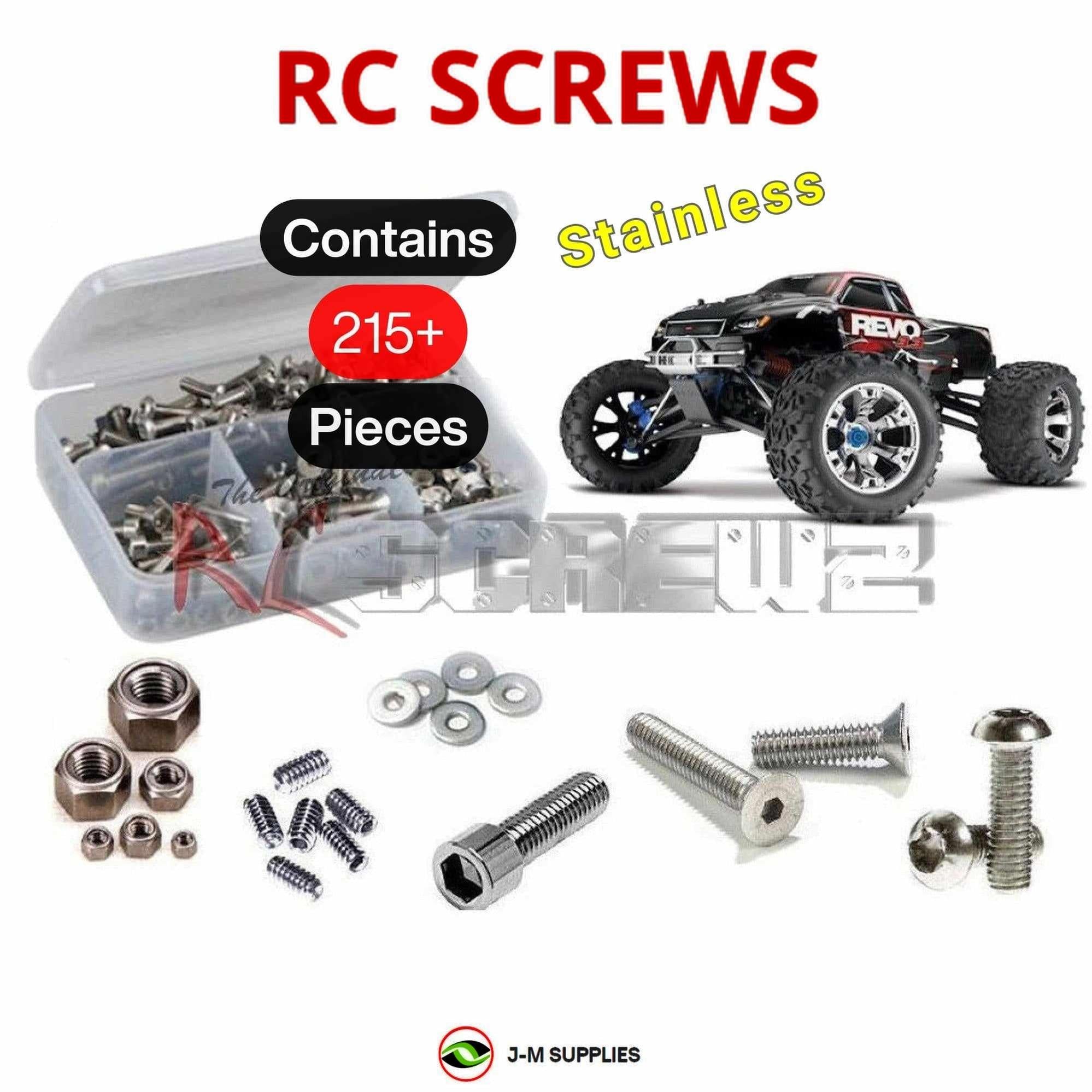 RCScrewZ Stainless Screw Kit tra015 for Traxxas Revo 3.3 1/10 Nitro 53097 | KIT - Picture 1 of 12