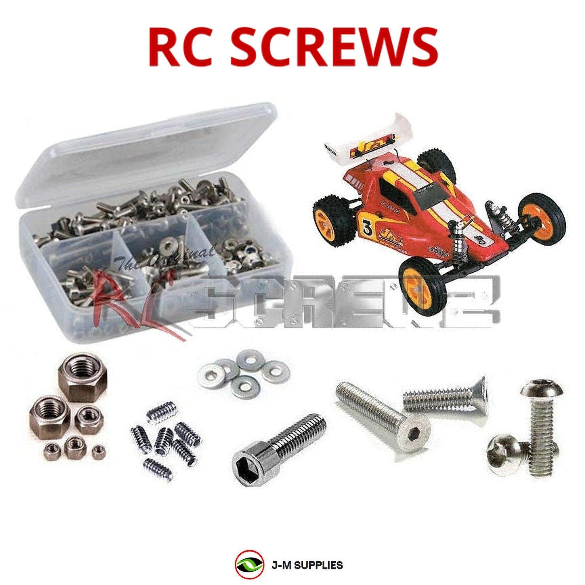 RCScrewZ Stainless Steel Screw Kit los050 for Losi JRX2/Pro Vintage 1988 Model - Picture 1 of 12