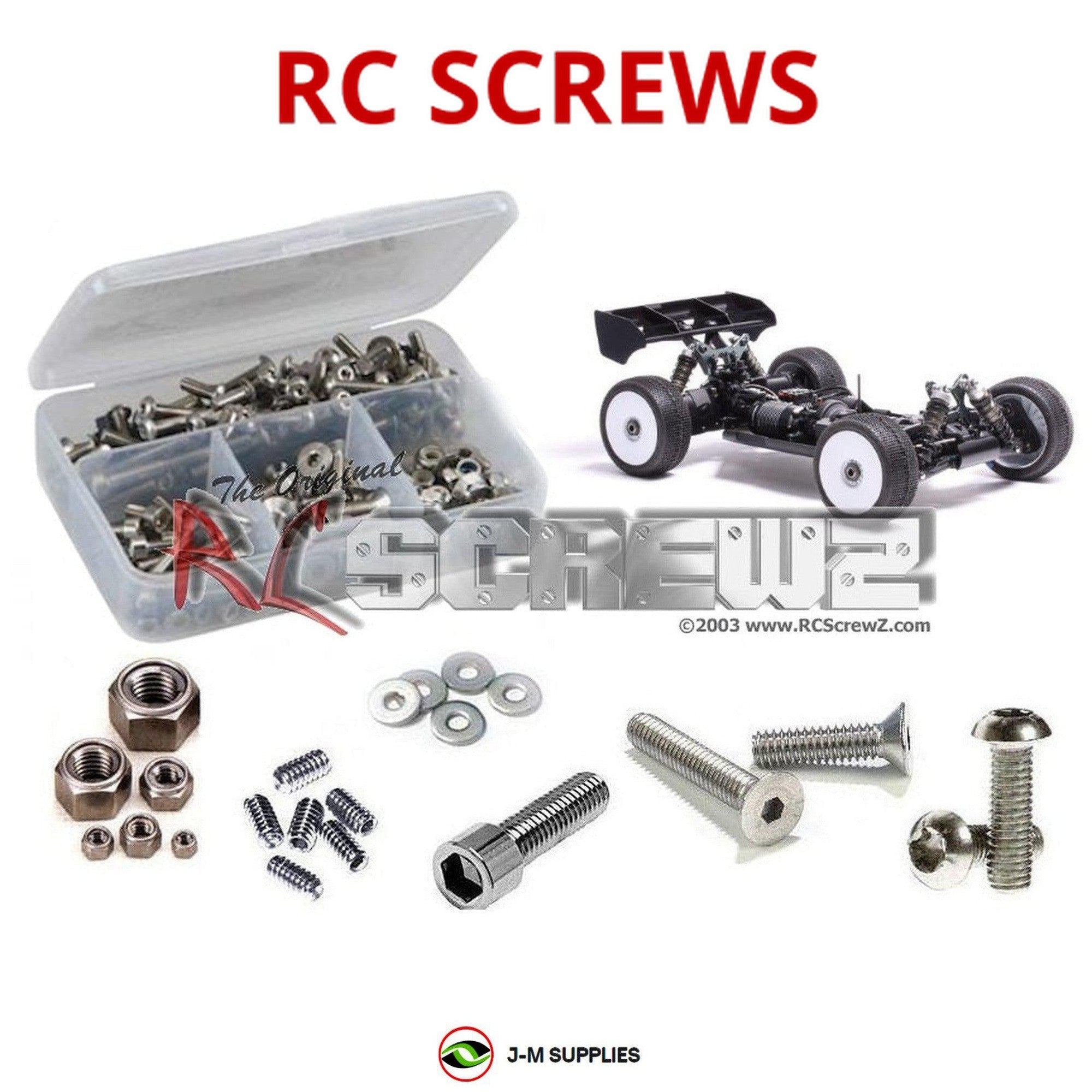 RCScrewZ Stainless Screw Kit mug039 for Mugen Seiki MBX8 ECO ELECTRIC #E2022 - Picture 1 of 12