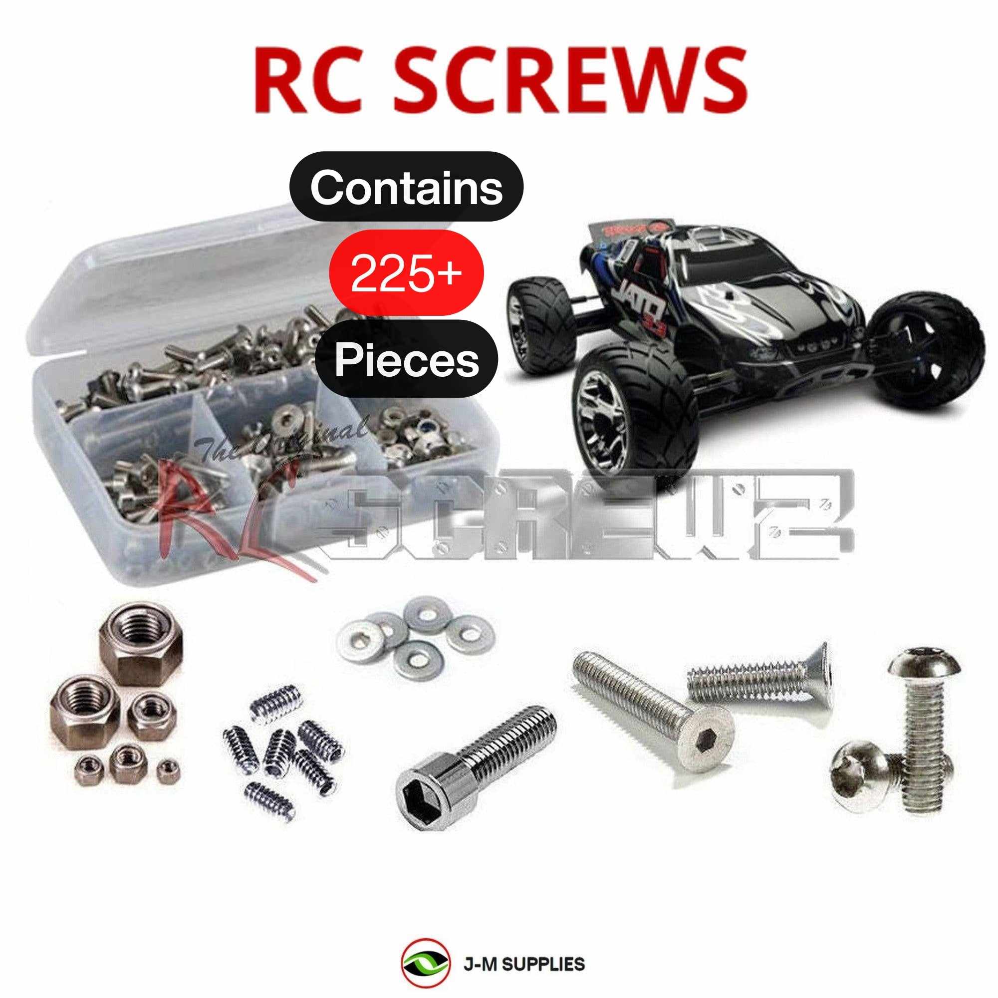 RCScrewZ Stainless Steel Screw Kit tra018 for Traxxas Jato 3.3 #5507 - Picture 1 of 12