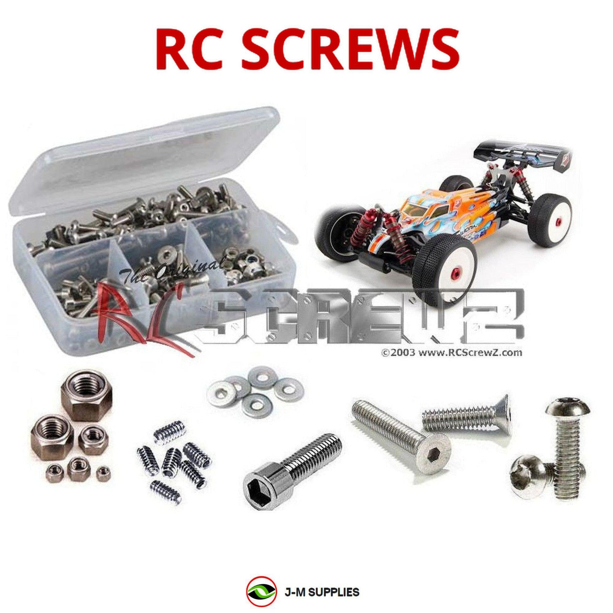 RCScrewZ Stainless Screw Kit swz003 for SWorkZ S350 BE-1/EVO - Picture 1 of 12