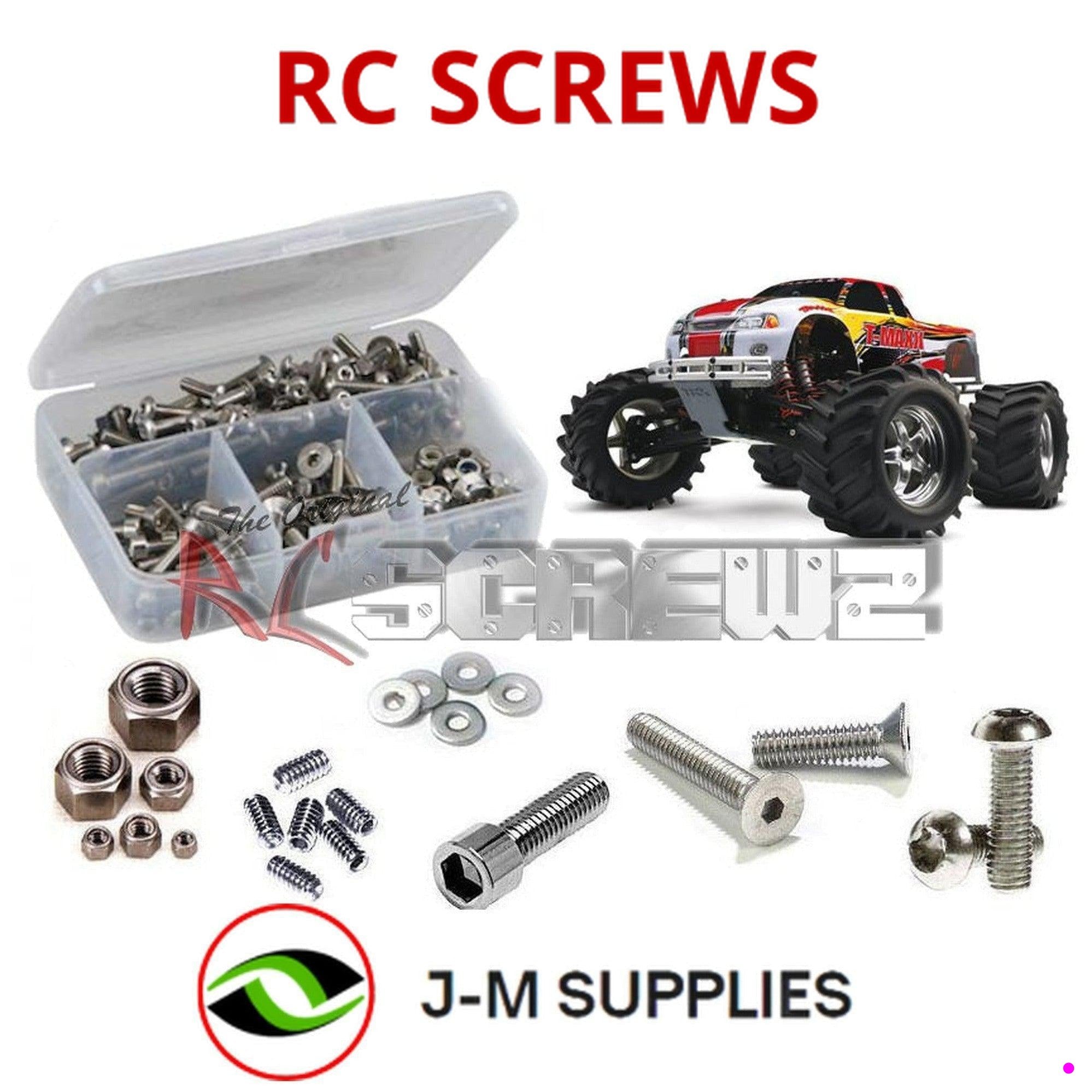 RCScrewZ Stainless Steel Screw Kit tra001 for Traxxas T-Maxx 2.5 #4910 - Picture 1 of 12