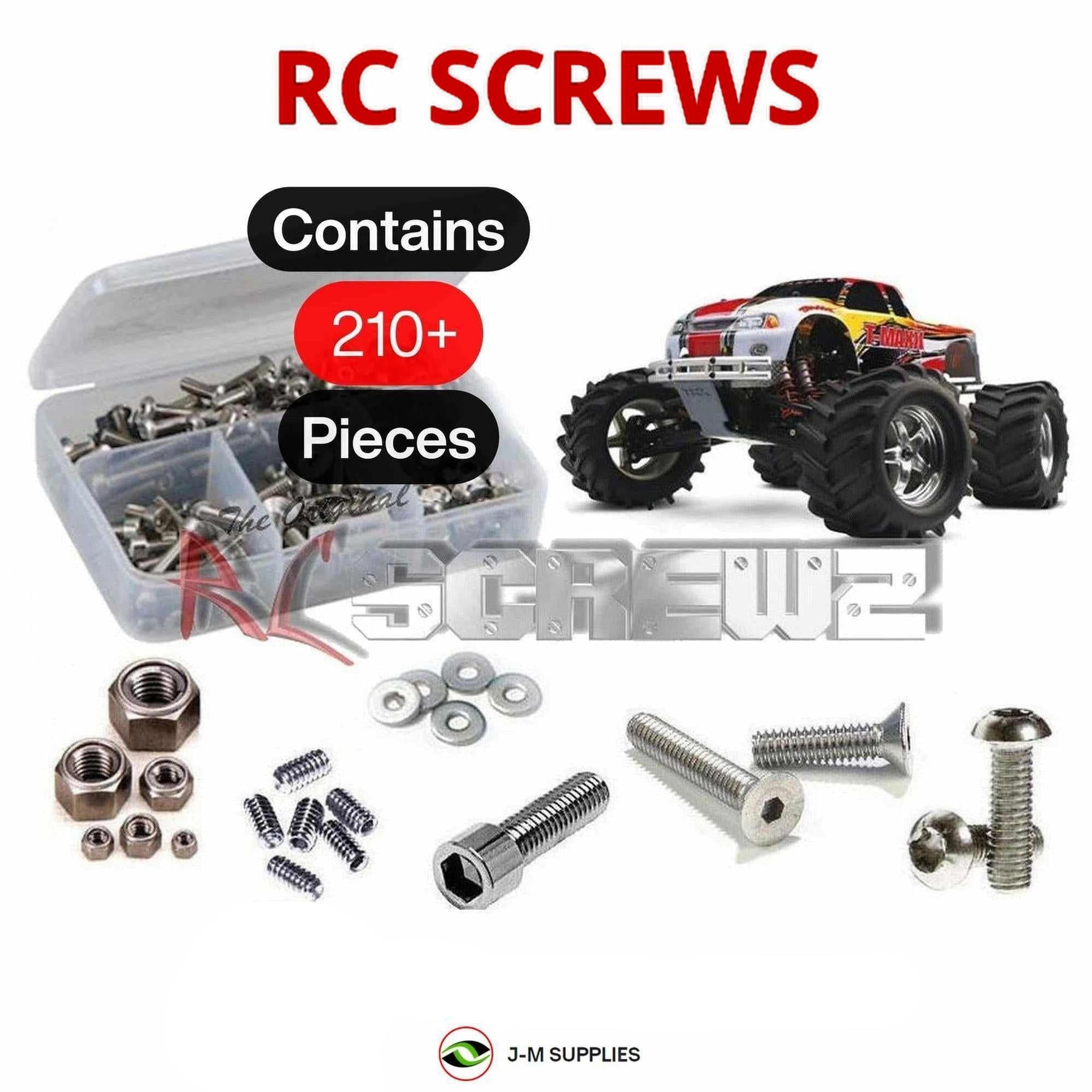 RCScrewZ Stainless Screw Kit tra001 for Traxxas T-Maxx 2.5 1/10 MT (#4910) | KIT - Picture 1 of 12