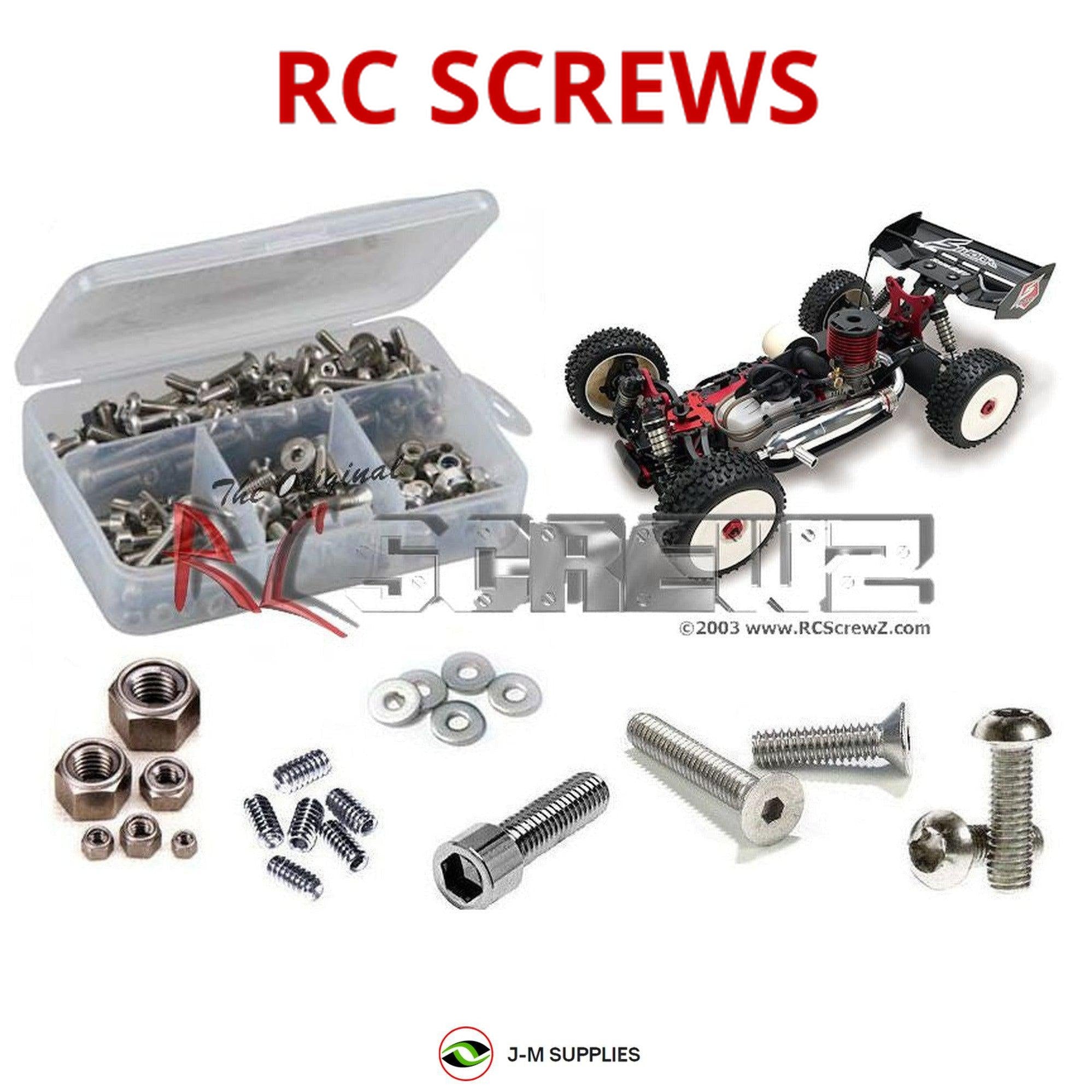 RCScrewZ Stainless Screw Kit swz004 for SWorkZ S350 BX-1 - Picture 1 of 12