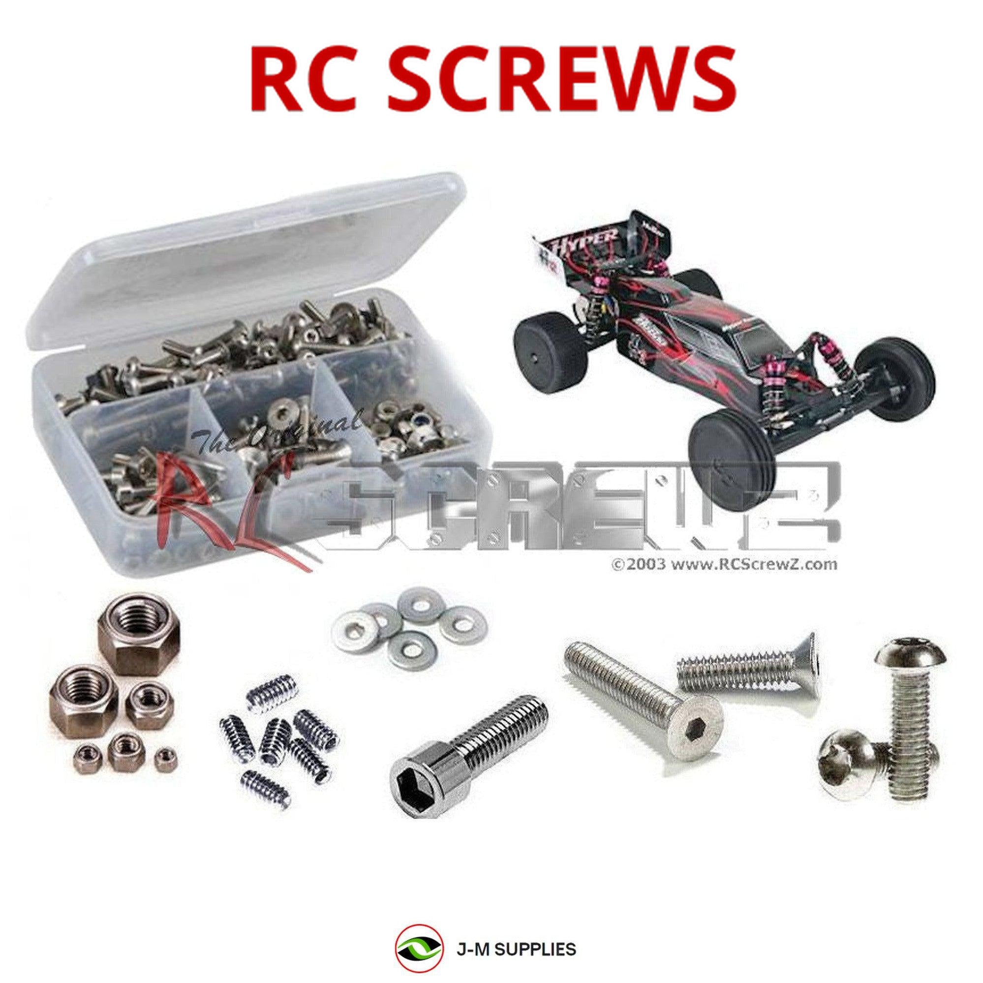 RCScrewZ Stainless Steel Screw Kit ofn077 for Ofna H2e Buggy - Picture 1 of 12