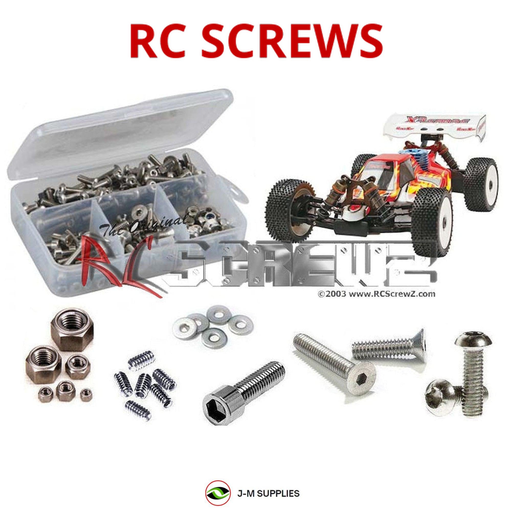 RCScrewZ Stainless Steel Screw Kit ofn007 for Ofna X3 Sabre Pro 1/8 - Picture 1 of 12