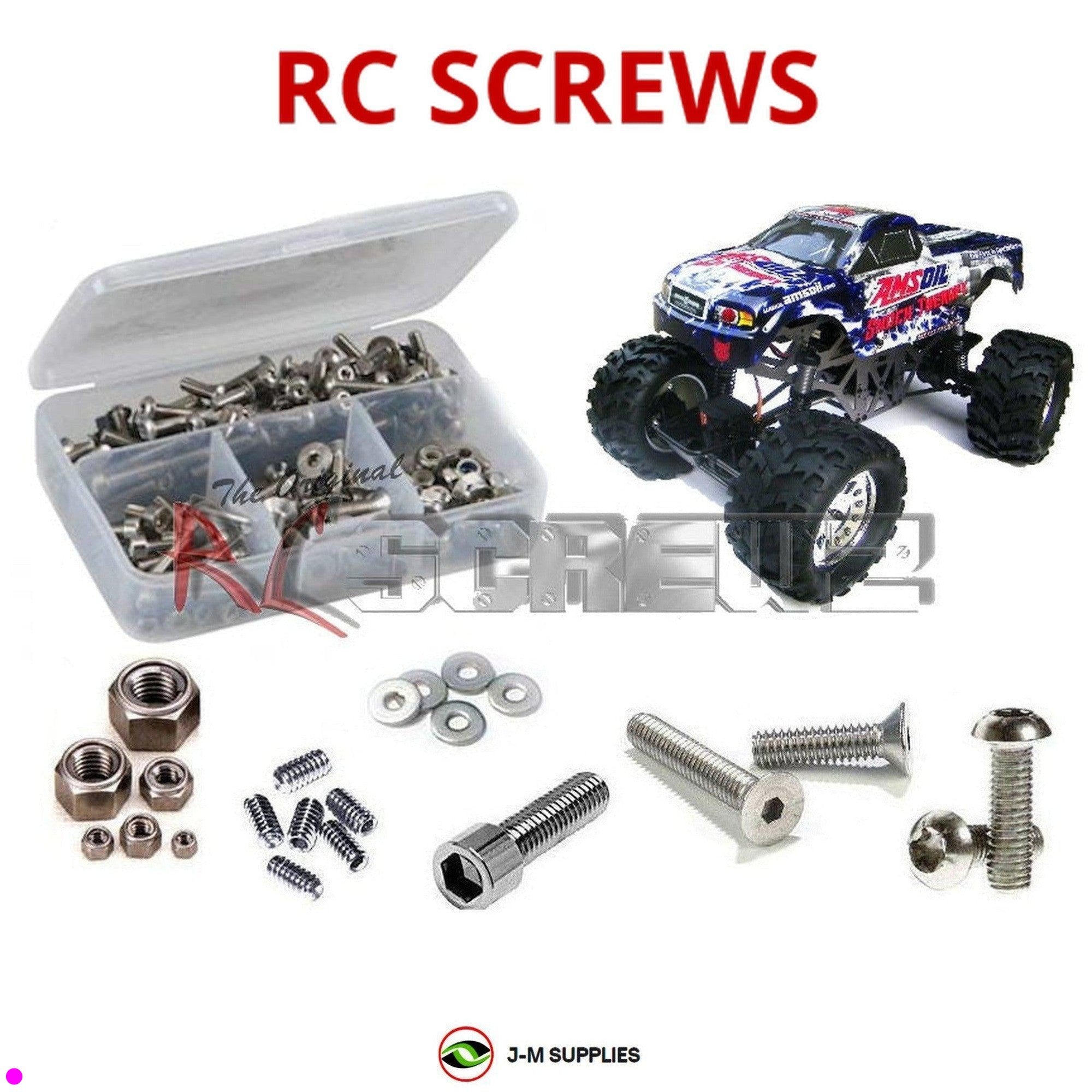 RCScrewZ Stainless Screw Kit rcr015 for RedCat Racing Ground Pounder Crawler - Picture 1 of 12