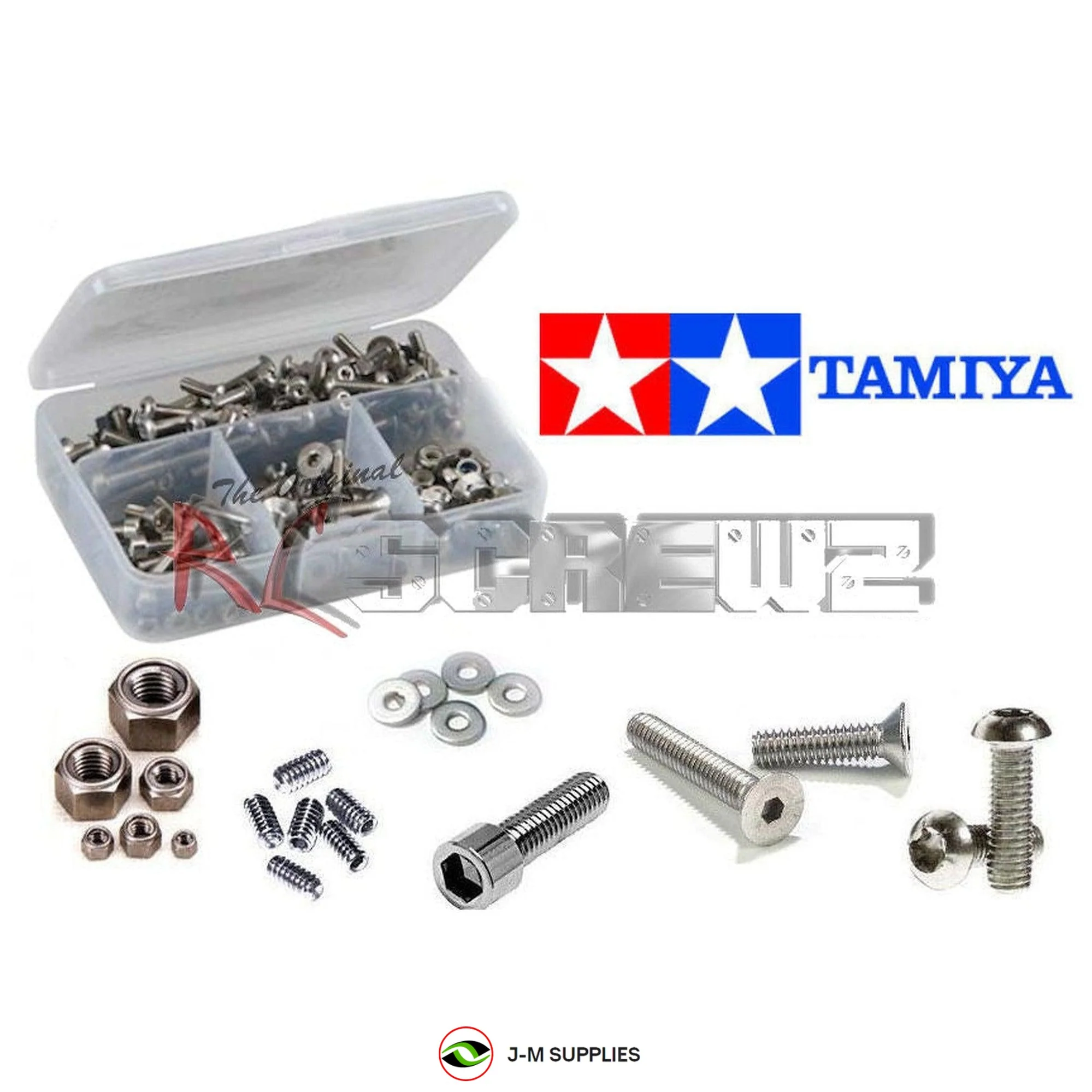 RCScrewZ Stainless Steel Screw Kit tam051 for Tamiya Evolution 4/MS Series - Picture 1 of 12