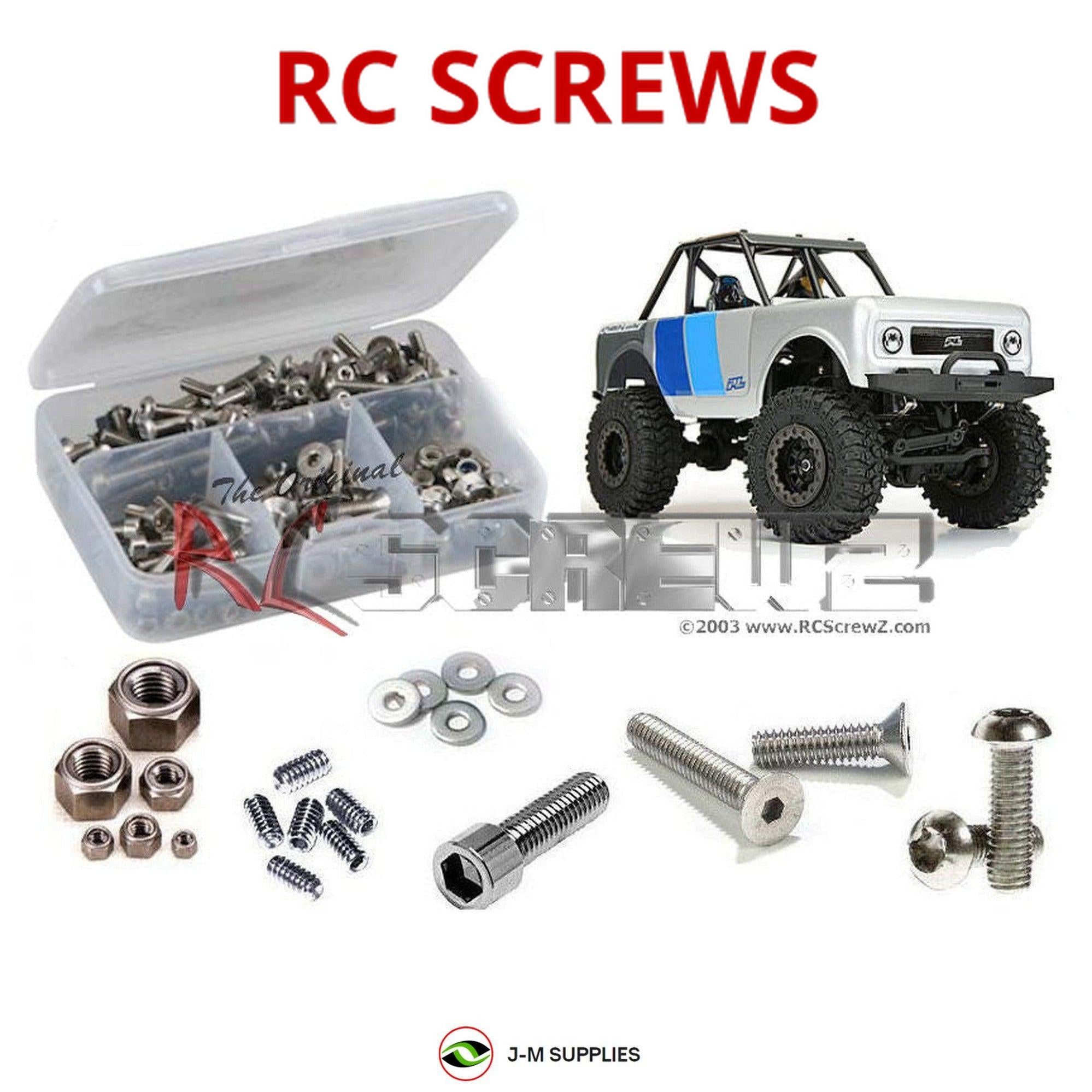 RCScrewZ Stainless Screw Kit prol004 for ProLine Ambush 4x4 1/25th #400400 - Picture 1 of 12