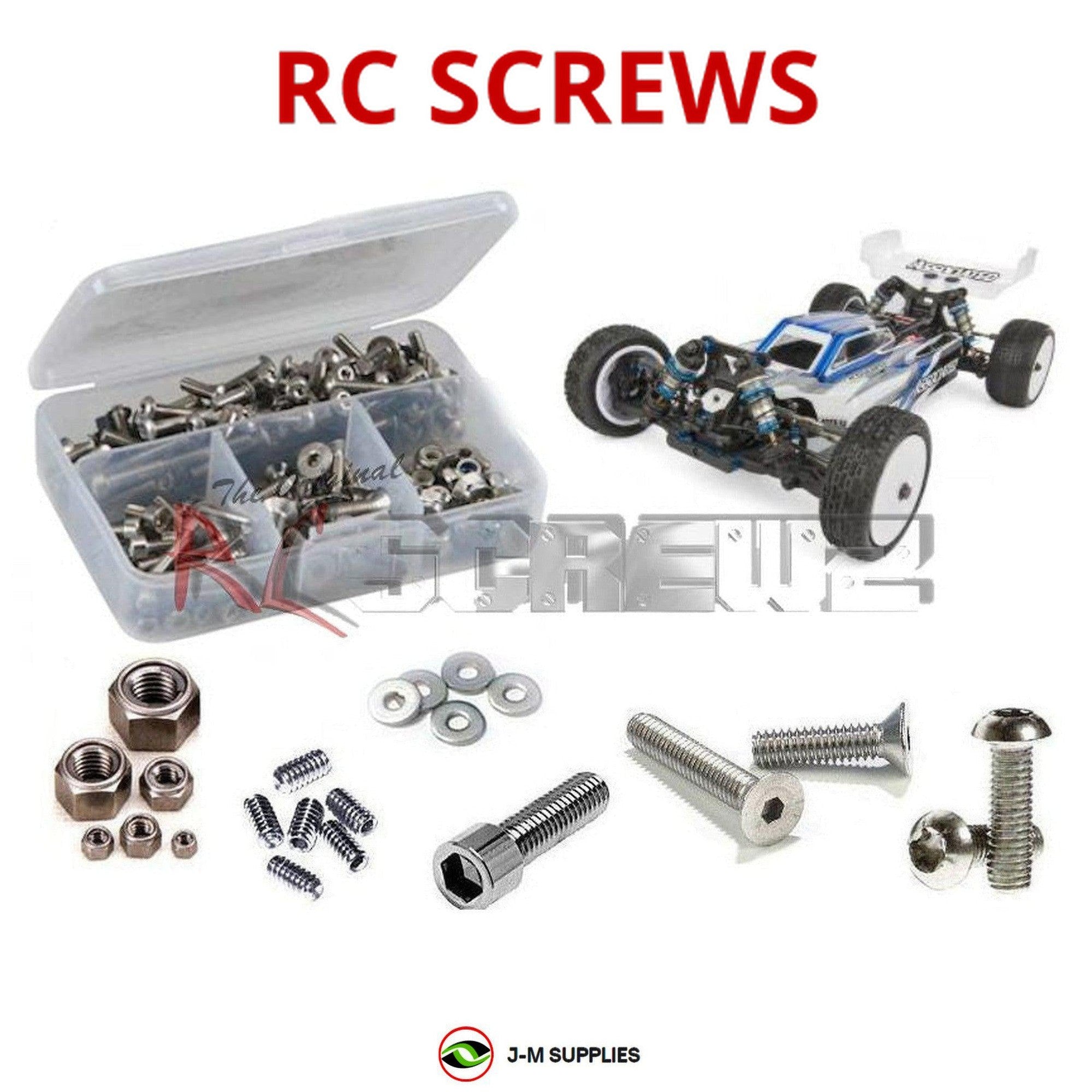 RCScrewZ Stainless Steel Screw Kit asc115 for Associated RC10B6.3/D #90030 - Picture 1 of 12